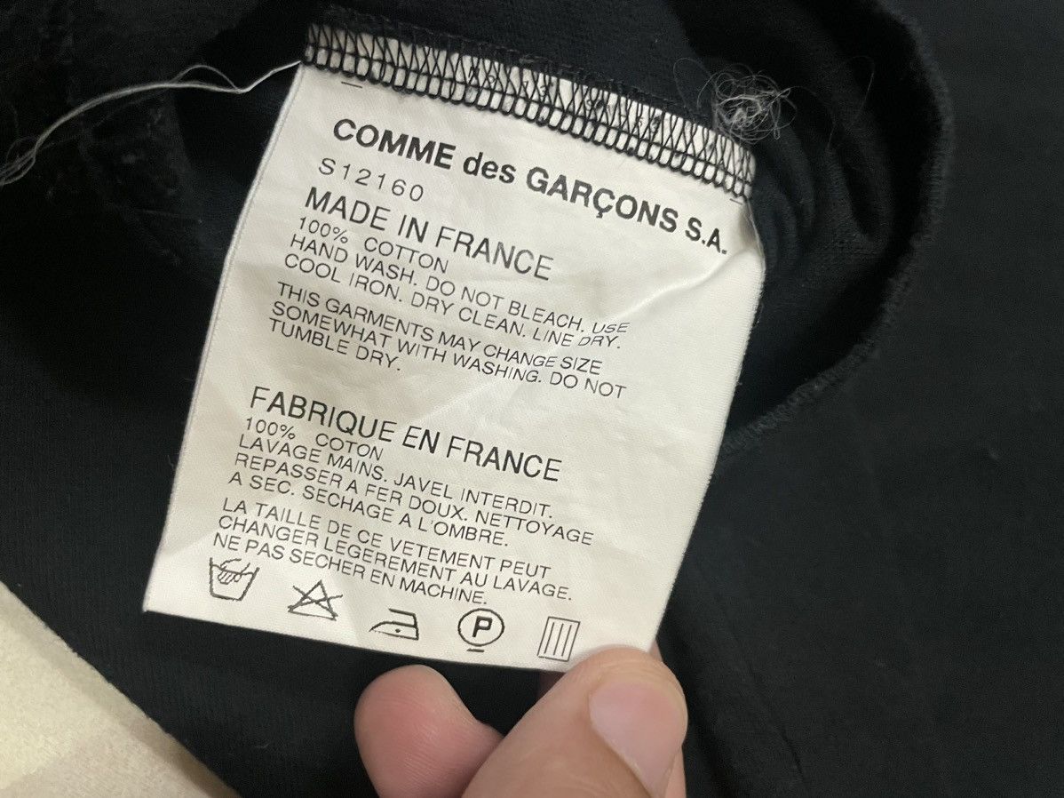 Comme des Garcons × Designer × Japanese Brand Comme Des Garcons S12160 Black Plain Tshirt Size US M / EU 48-50 / 2 - 5 Thumbnail