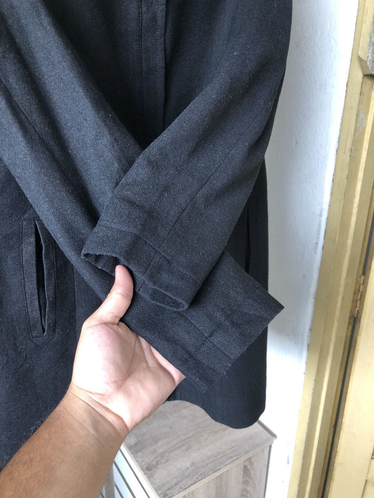 Calvin Klein Nice❗️Calvin Klein Jeans Wool Blend Long Coat Size L / US 10 / IT 46 - 12 Thumbnail