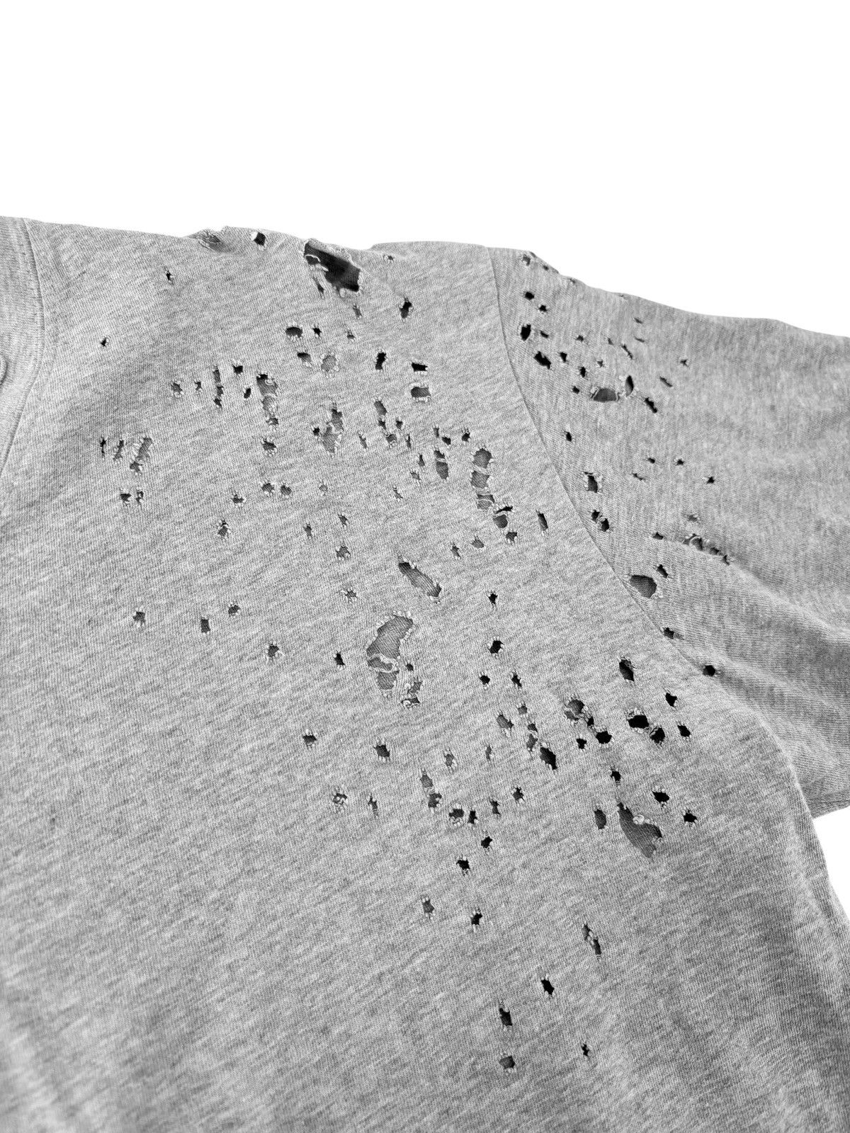 Balmain A/W 2010 Shotgun T-Shirt (Decarnin, AW10/FW10, Distressed) Size US XL / EU 56 / 4 - 4 Thumbnail