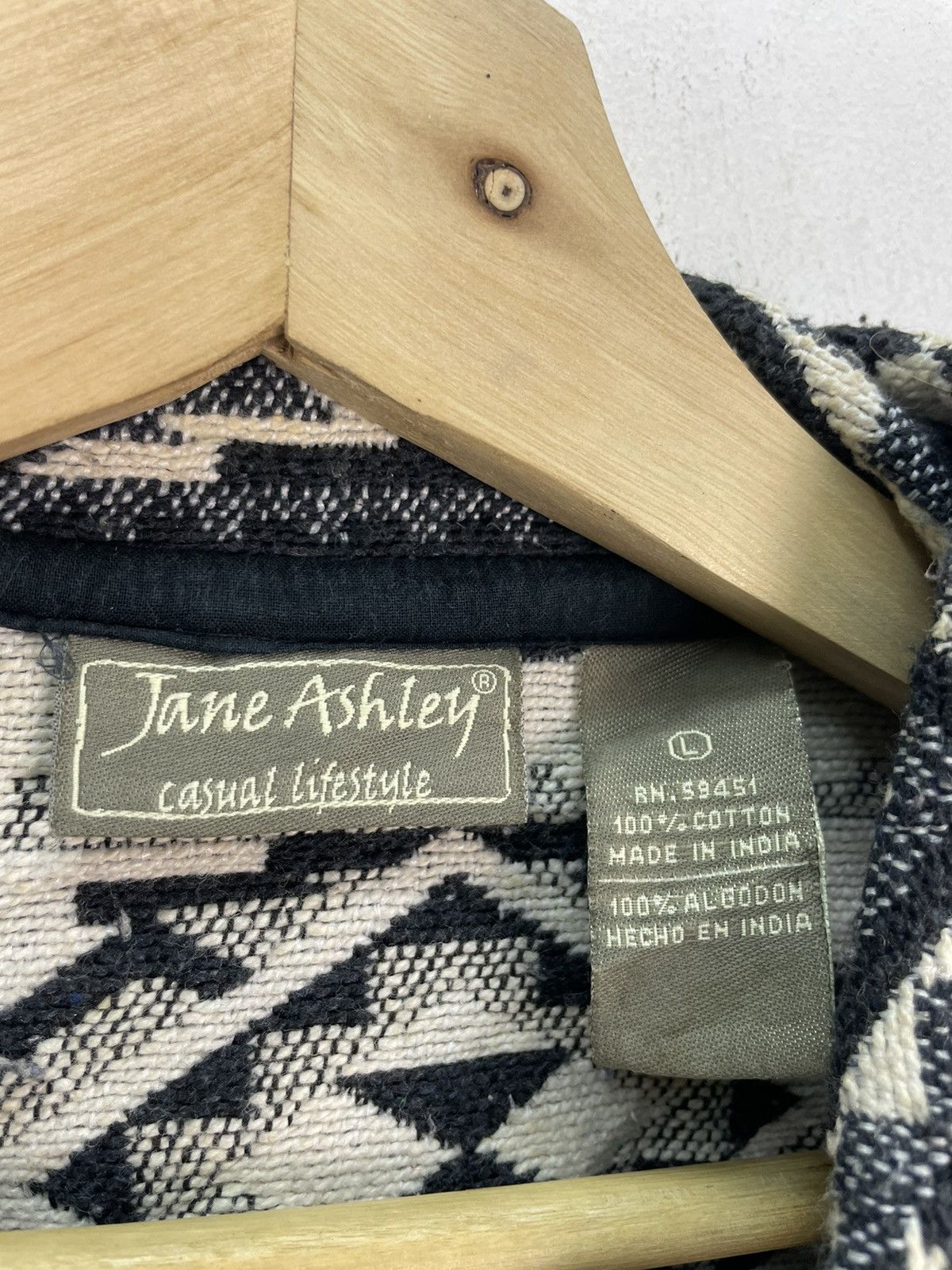Flannel Vintage Flannel Burlap Tapestry Jacket Horse Pattern Size US L / EU 52-54 / 3 - 3 Thumbnail