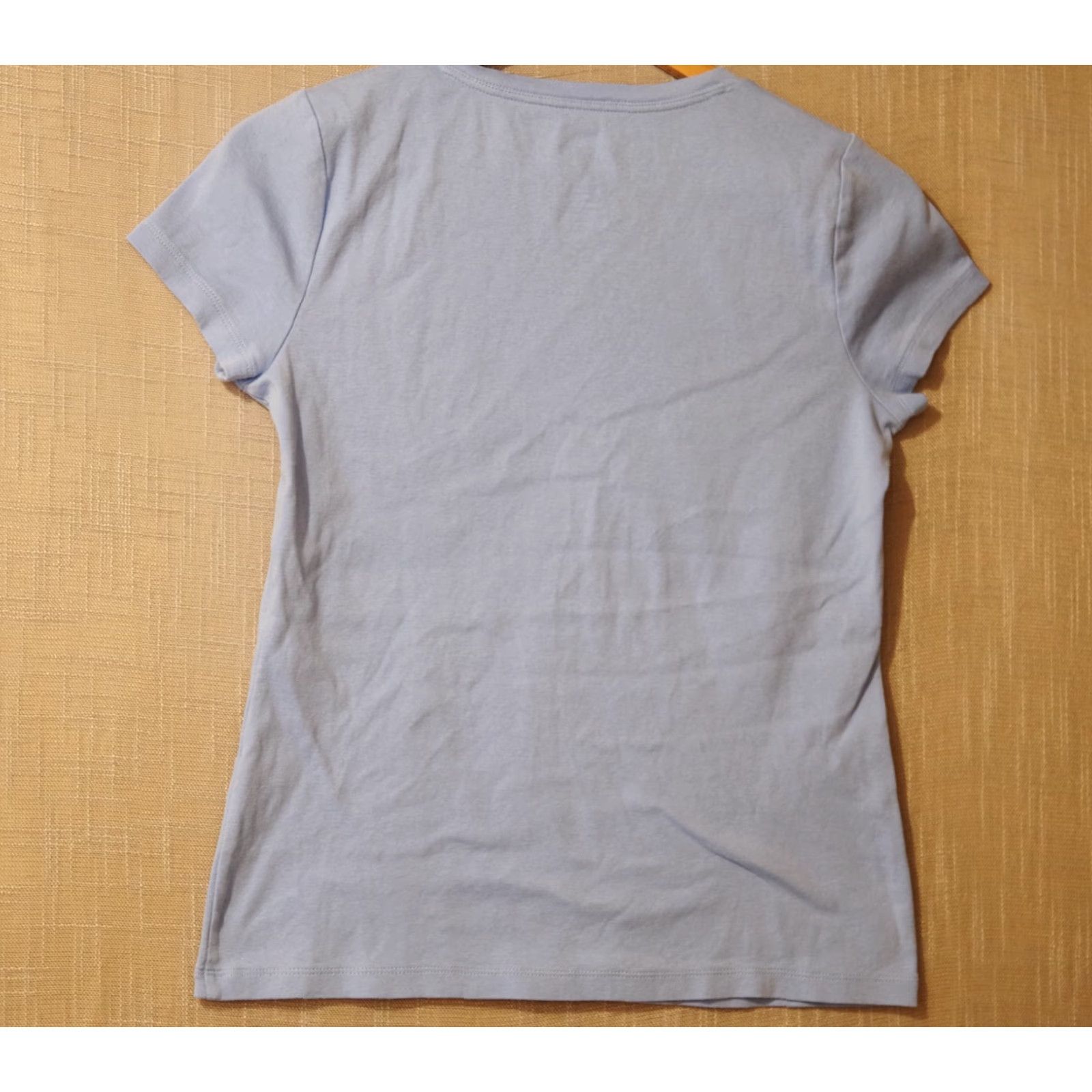 Vintage St. John's Bay Essential Tee Blue V-Neck 100% Cotton Women's S Shirt Size S / US 4 / IT 40 - 5 Thumbnail