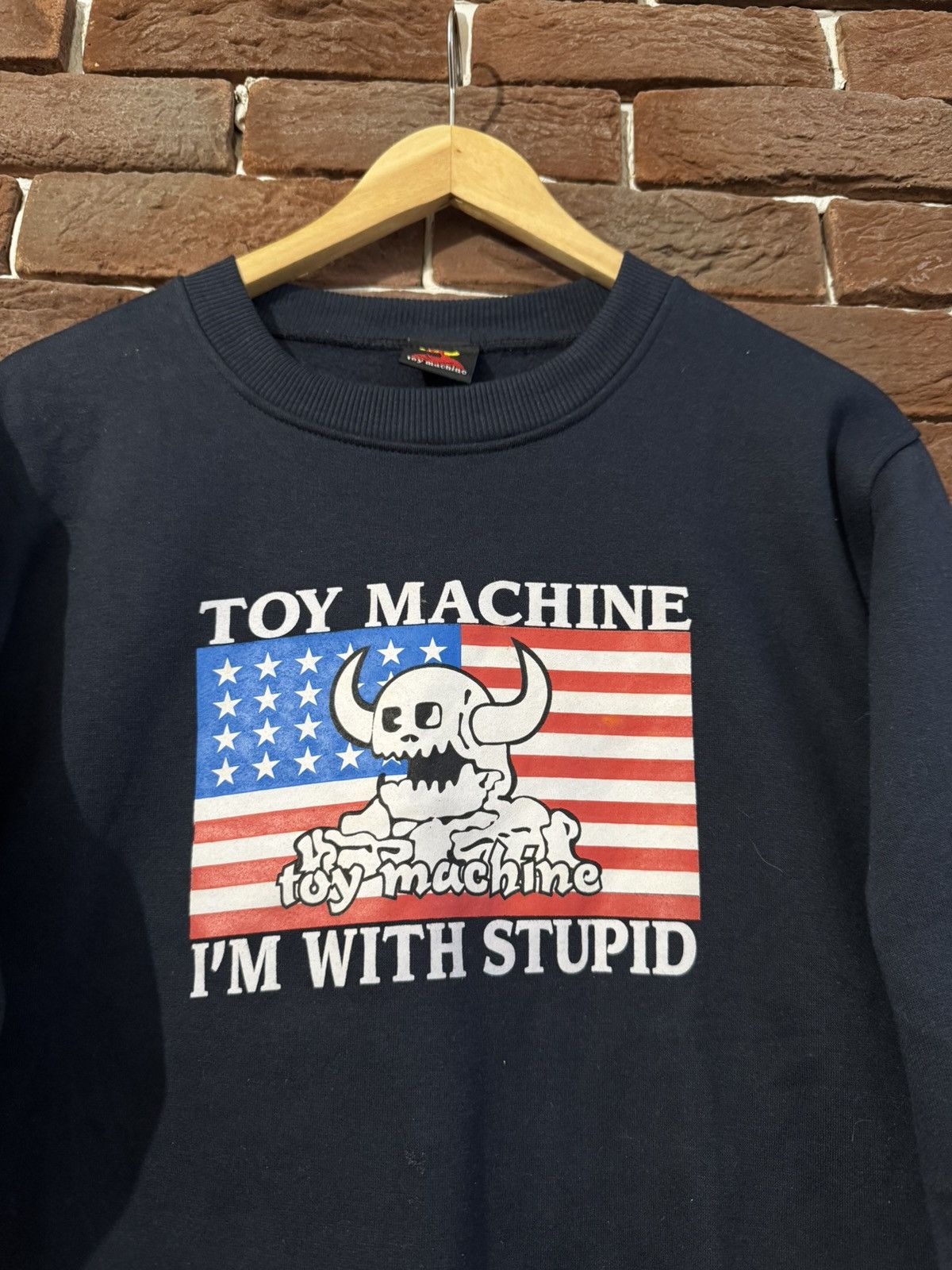 Toy Machine Toy Machine Skate Rare Devil I’m with stupid crewneck Size US S / EU 44-46 / 1 - 2 Thumbnail