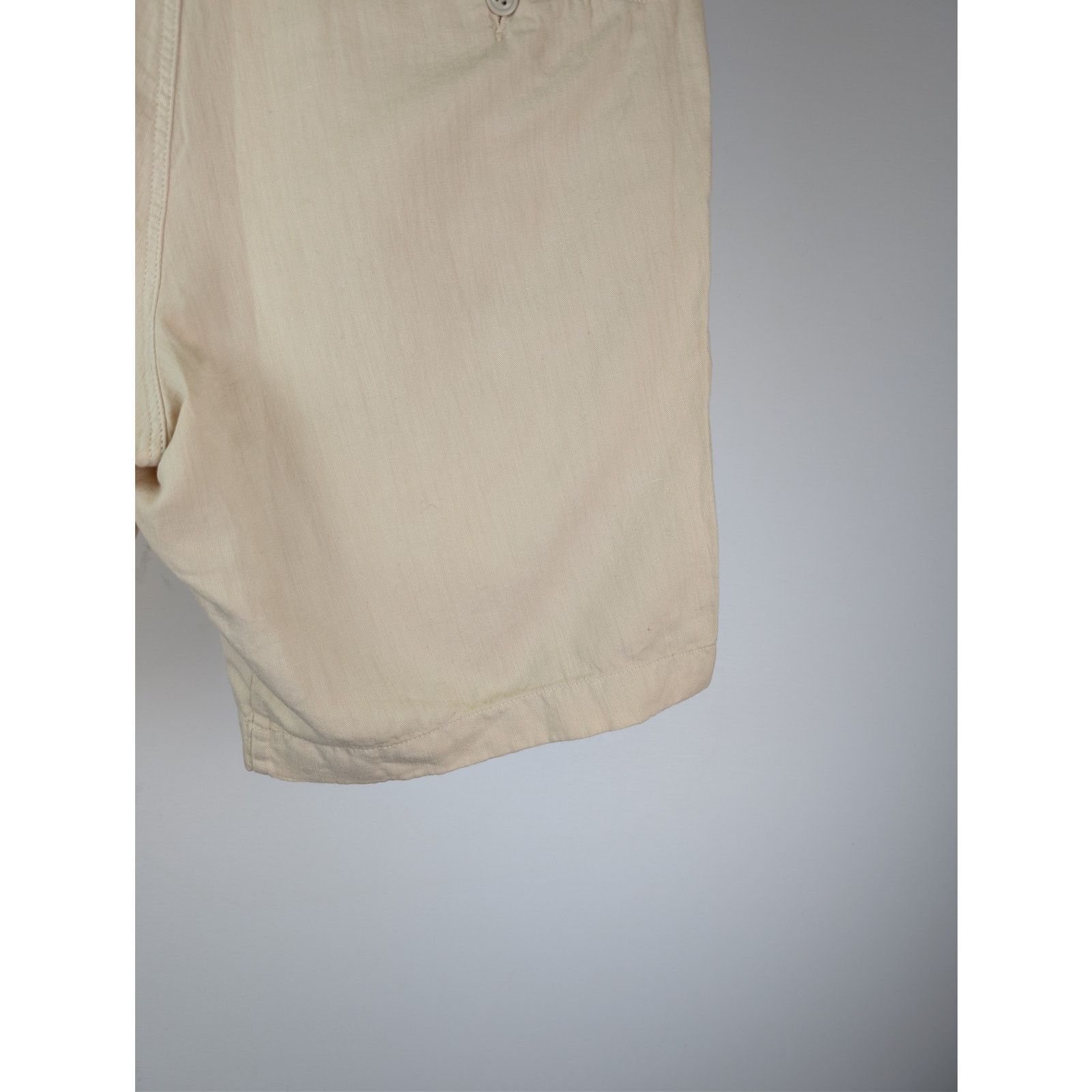 Todd Snyder o1rshd1 CC20 Cotton-Linen Chino Shorts in Light Beige/Cream Size US 32 / EU 48 - 13 Thumbnail