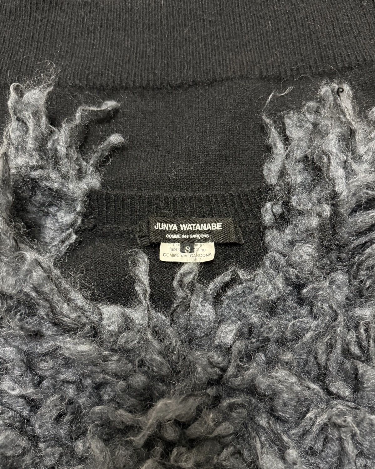 Junya Watanabe JUNYA WATANABE Fall Winter 2011 Shaggy Knit Sleeveless Top Size S / US 4 / IT 40 - 4 Thumbnail