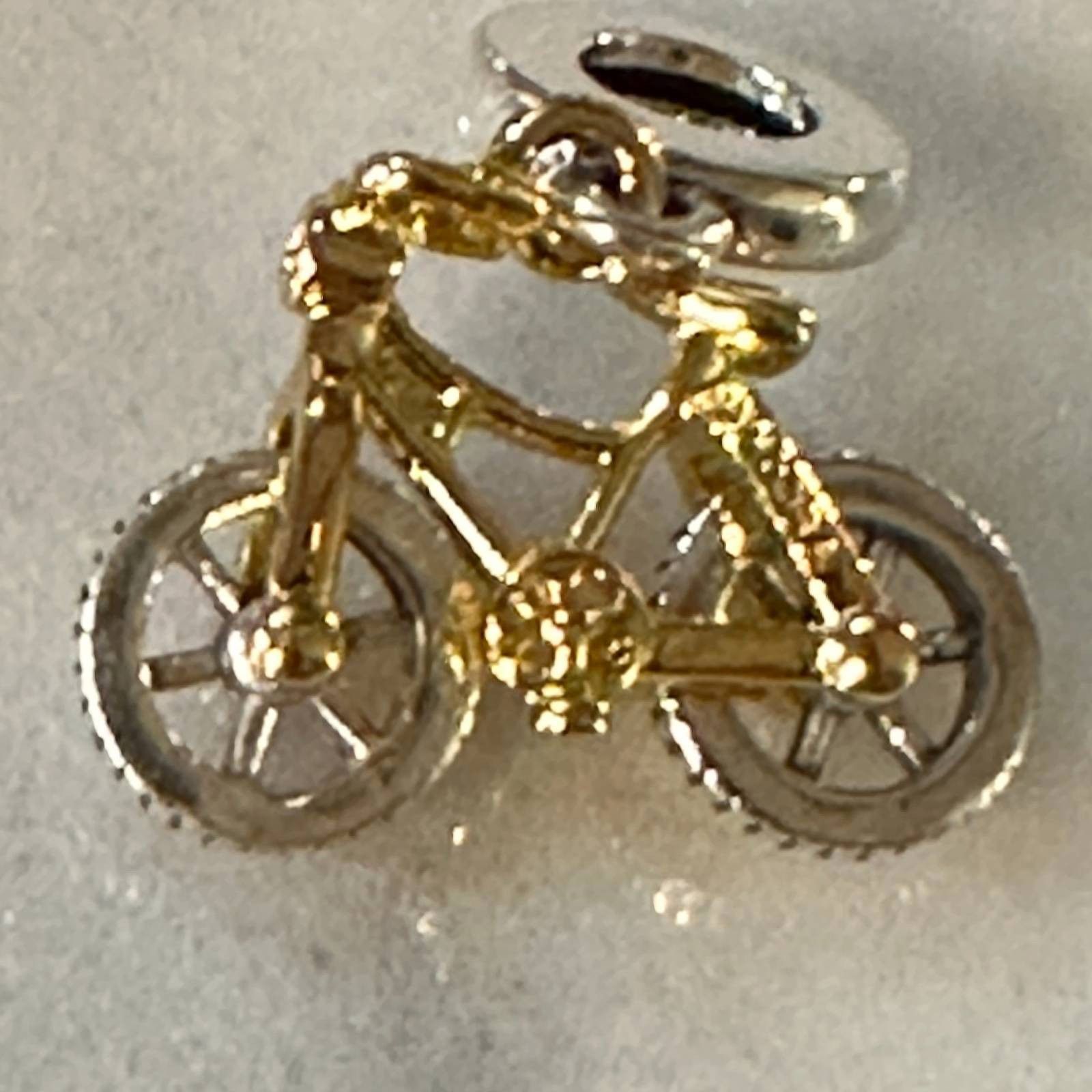 pandora Authentic Pandora Two-tone Spinning Wheels Bicycle Dangle Ch Size ONE SIZE - 1 Thumbnail
