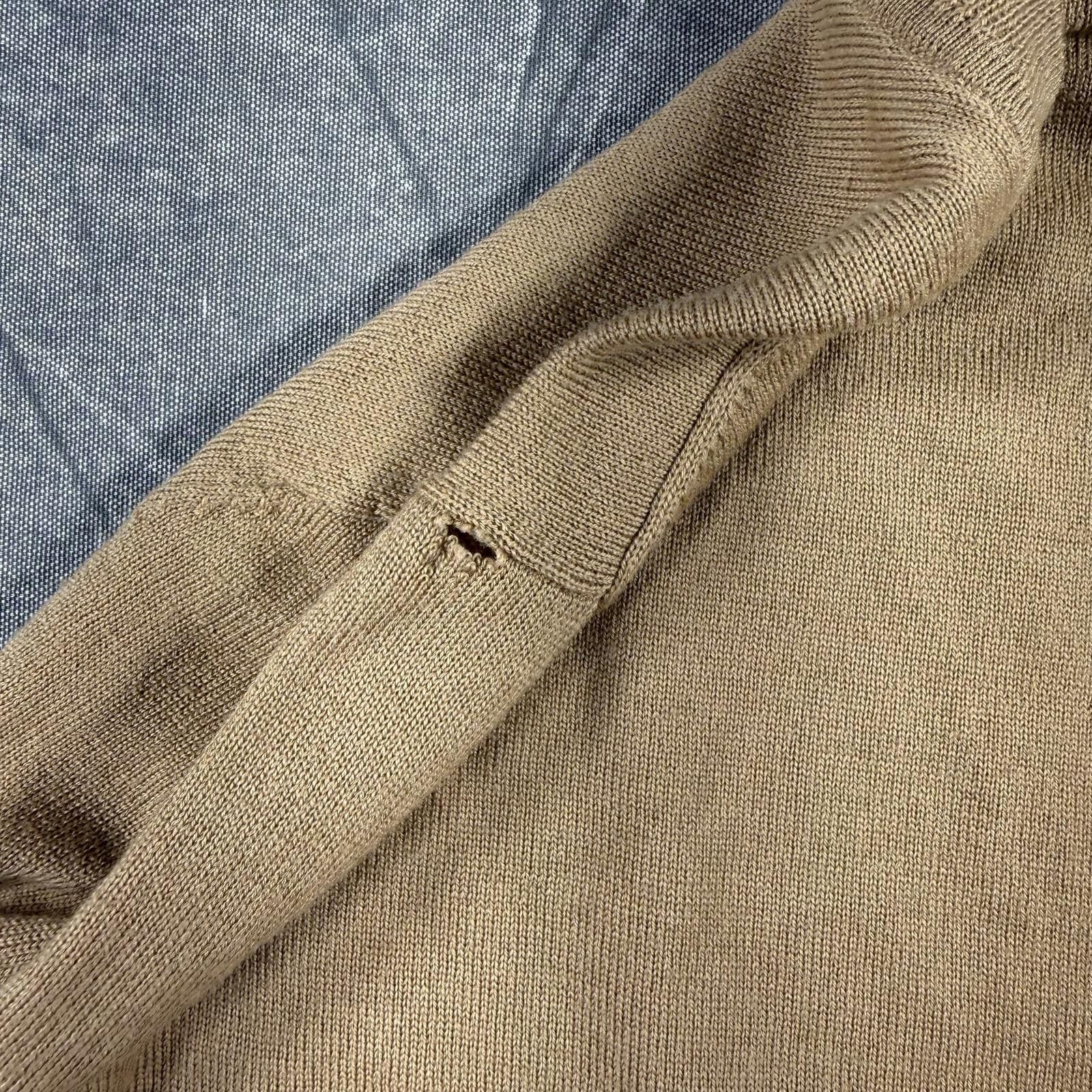 Nordstrom Nordstrom Sweater Men's S Brown 100% Washable Merino Size US S / EU 44-46 / 1 - 7 Thumbnail