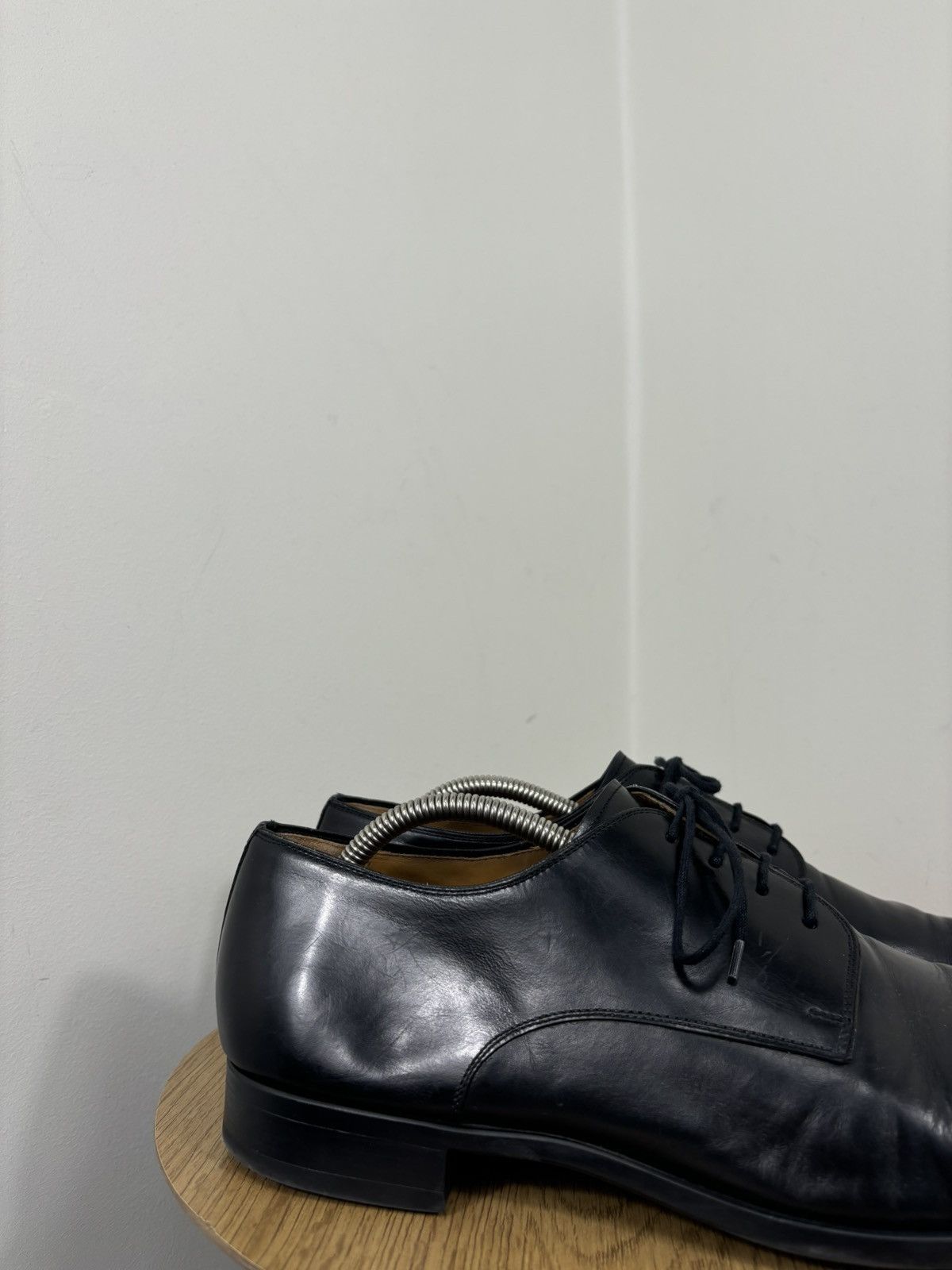 Magnanni Magnanni Men’s Black Leather Cap Toe Oxford Dress Shoes Size US 12 / EU 45 - 3 Thumbnail