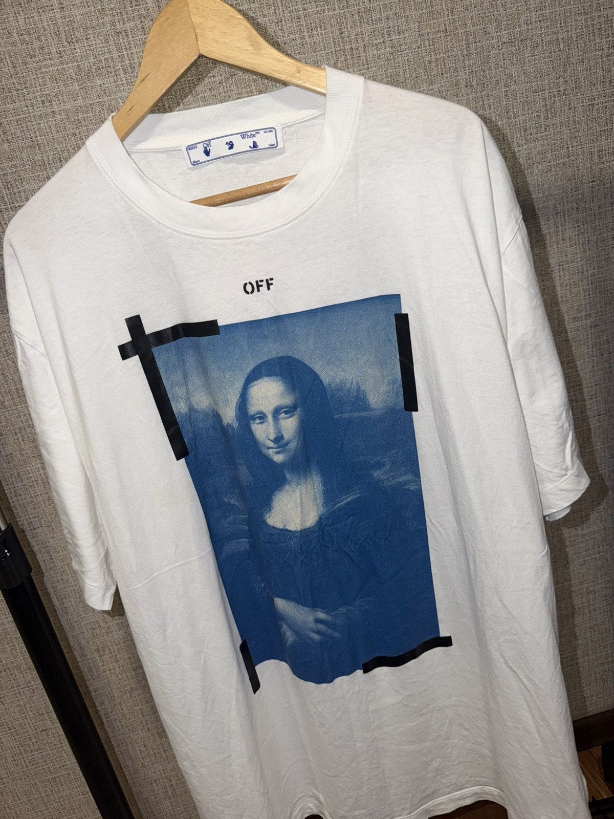 Off-White OFF-WHITE MONA LISA WHITE T-SHIRT Size US L / EU 52-54 / 3 - 3 Thumbnail