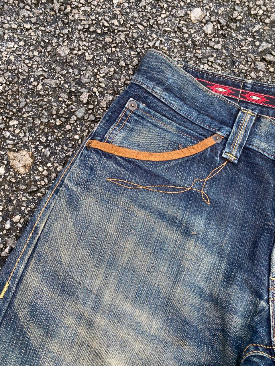 Edwin 💥DELETE💥VINTAGE EDWIN 421 XV DISTRESSED DENIM Size US 33 - 11 Thumbnail