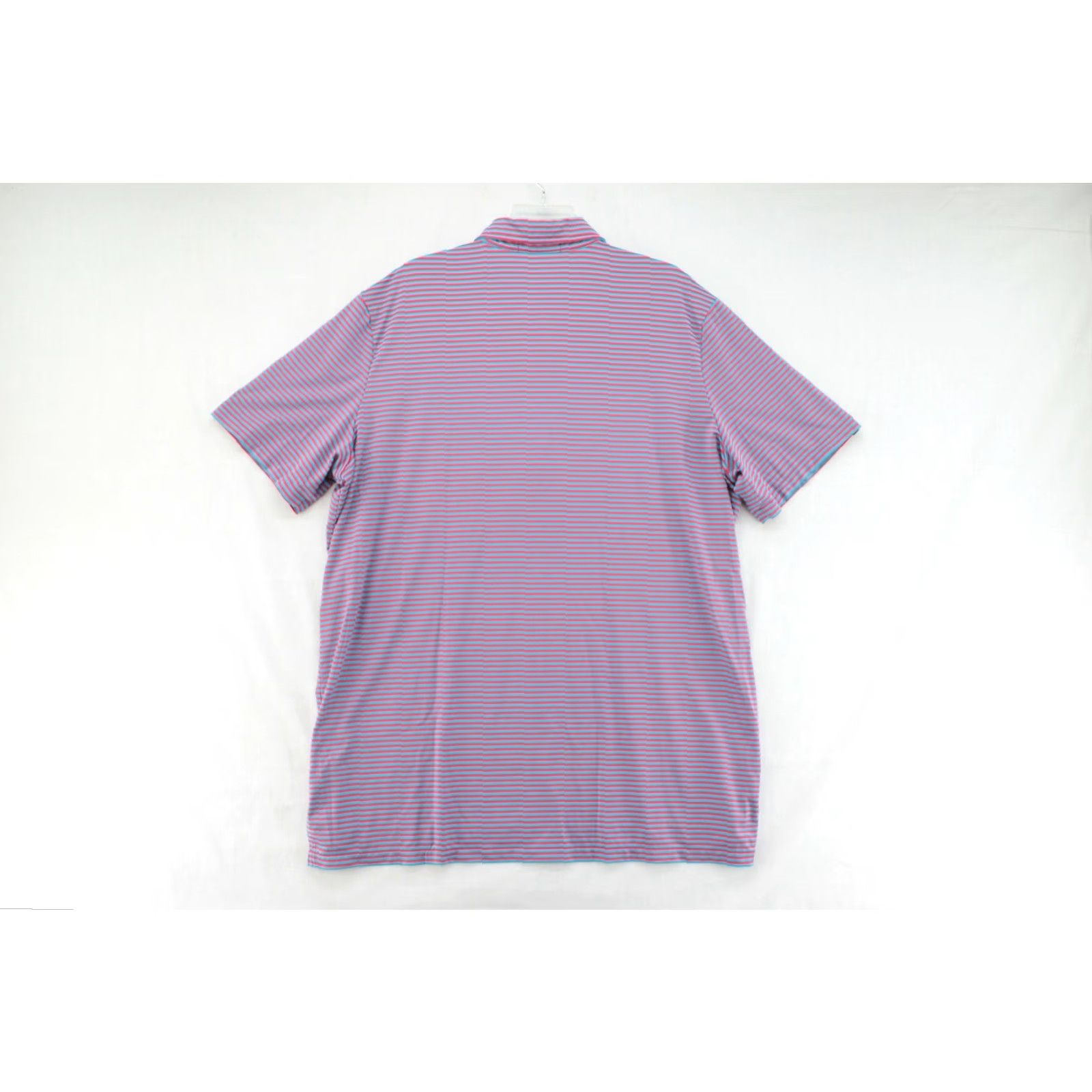 RLX Ralph Lauren RLX Ralph Lauren Polo Shirt Main Selling Point Brand Polo Men 2XL Striped Red Blue Performance Wicking Golf Shirt Mens Size US XXL / EU 58 / 5 - 5 Thumbnail