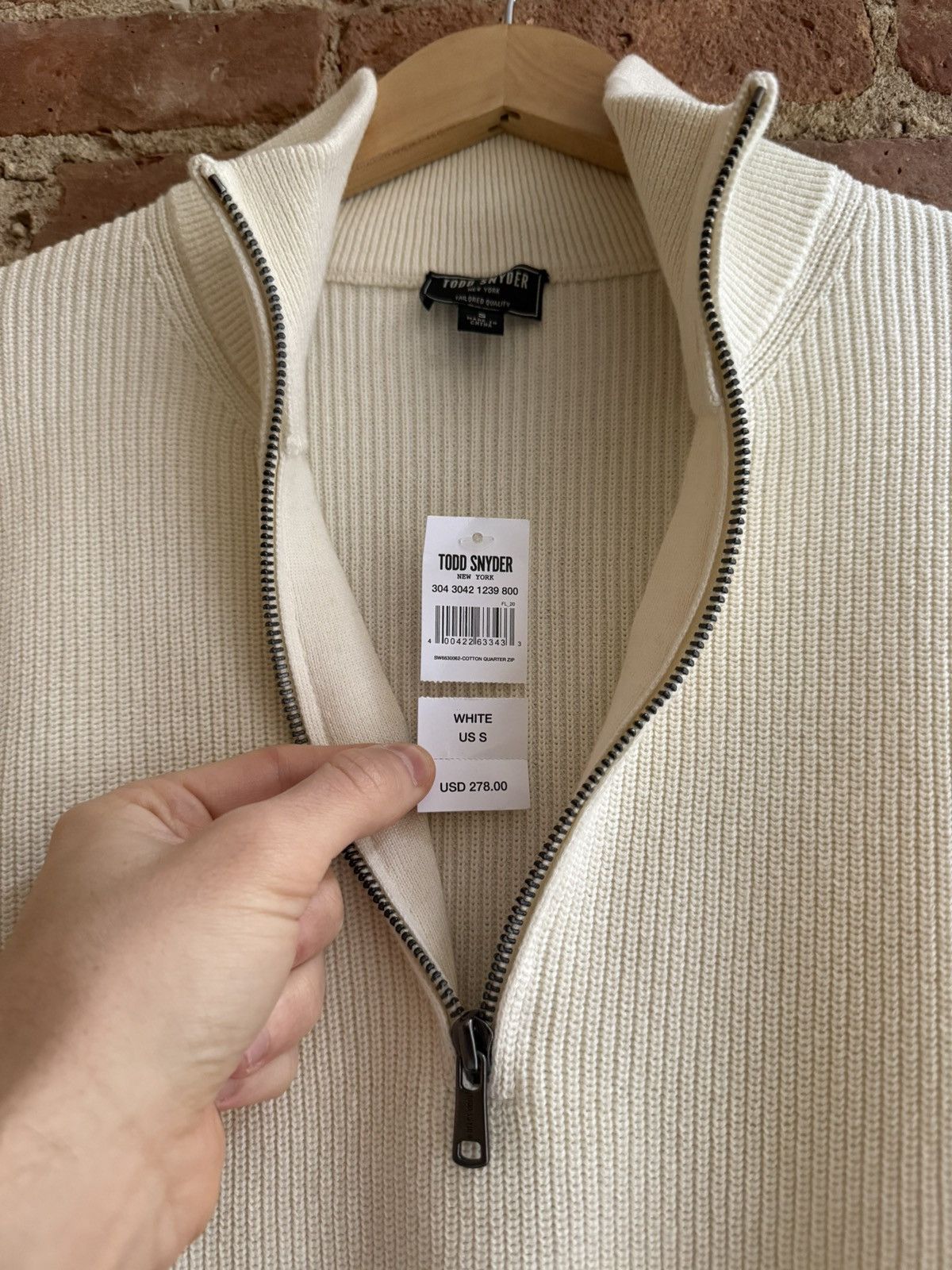 Todd Snyder Todd Snyder 1/4 Quarter Zip Sweater Small Size US S / EU 44-46 / 1 - 3 Thumbnail