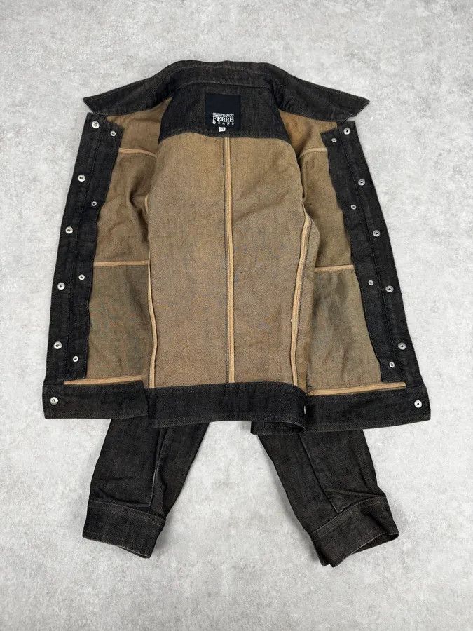 Gianfranco Ferre AW2005 Gianfranco Ferré Dark Grey Minimalist Denim Jacket Size US M / EU 48-50 / 2 - 7 Thumbnail