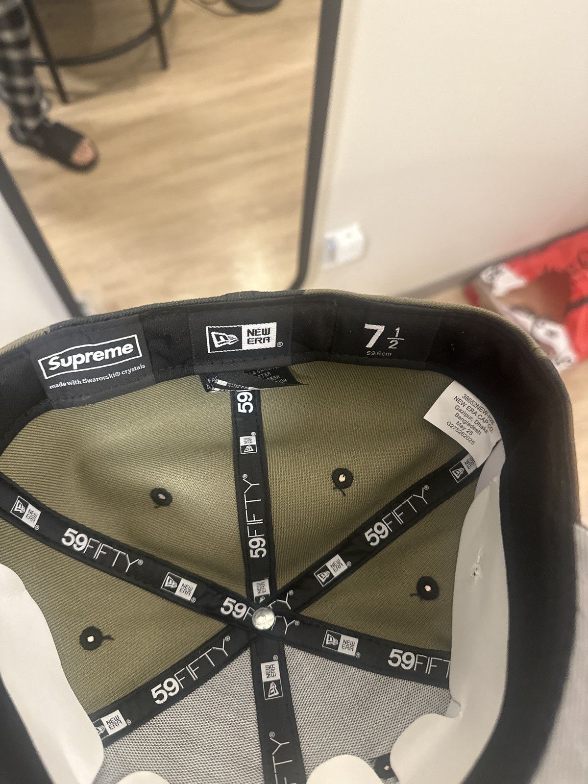 Supreme × Swarovski Supreme Swarovski fitted hat Size ONE SIZE - 10 Thumbnail