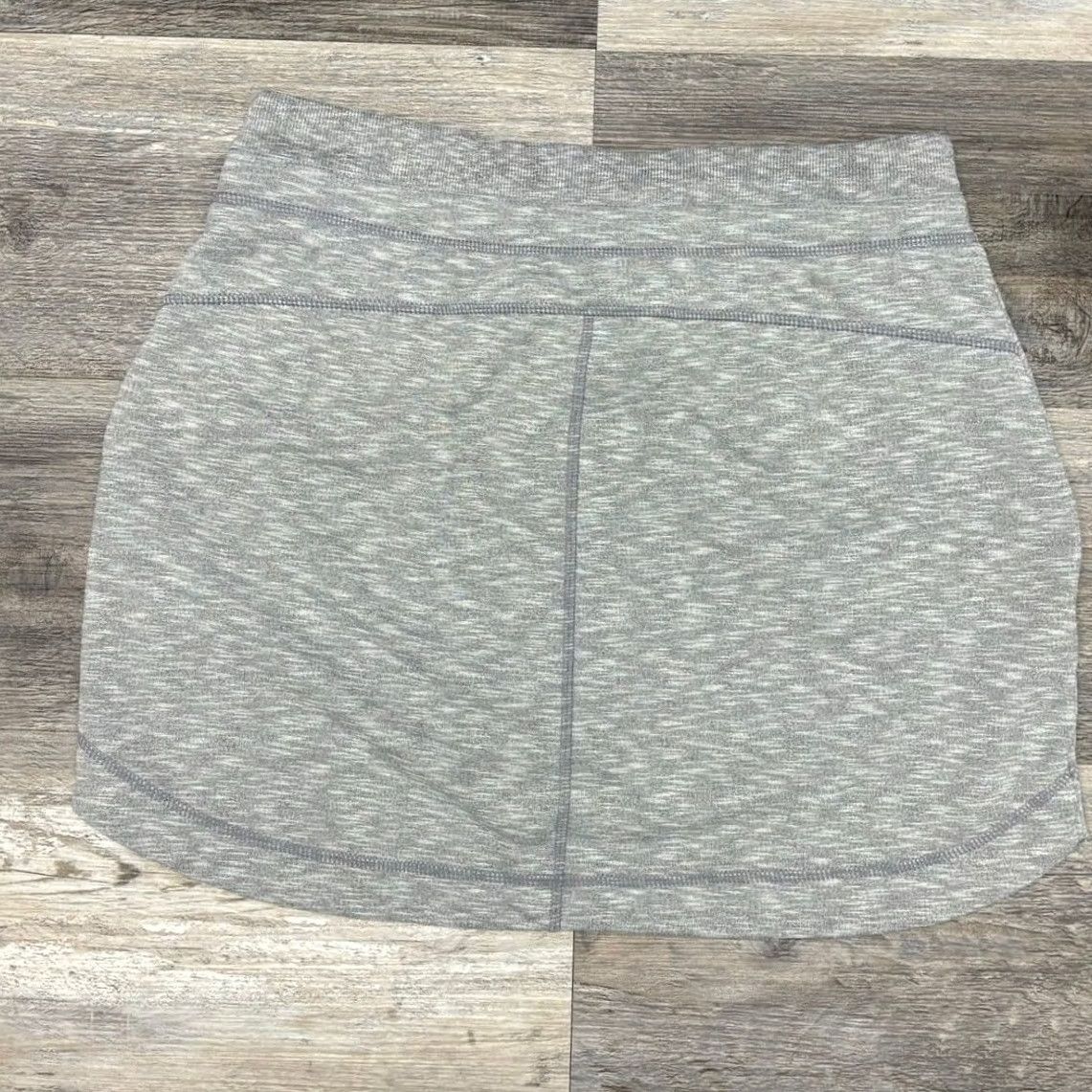 Athleta Athleta Skirt Womens S Gray Techie Terry Mini Athletic Drawstring Pull On Space Dye Size 28" / US 6 / IT 42 - 2 Thumbnail