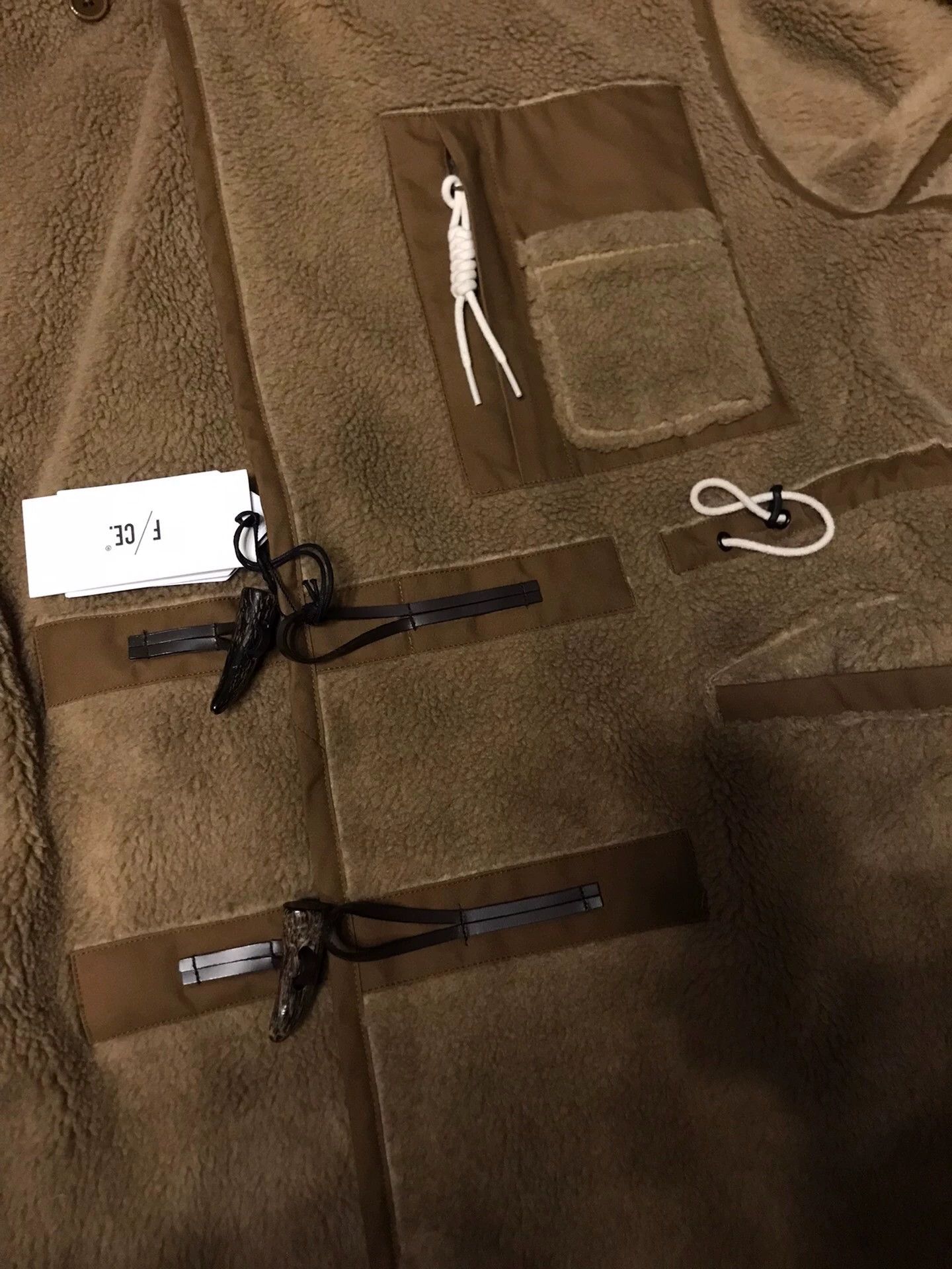 F/CE F/CE Japanese Fleece Multi-pocket Long Wool Outdoor Coat L Size US L / EU 52-54 / 3 - 4 Thumbnail