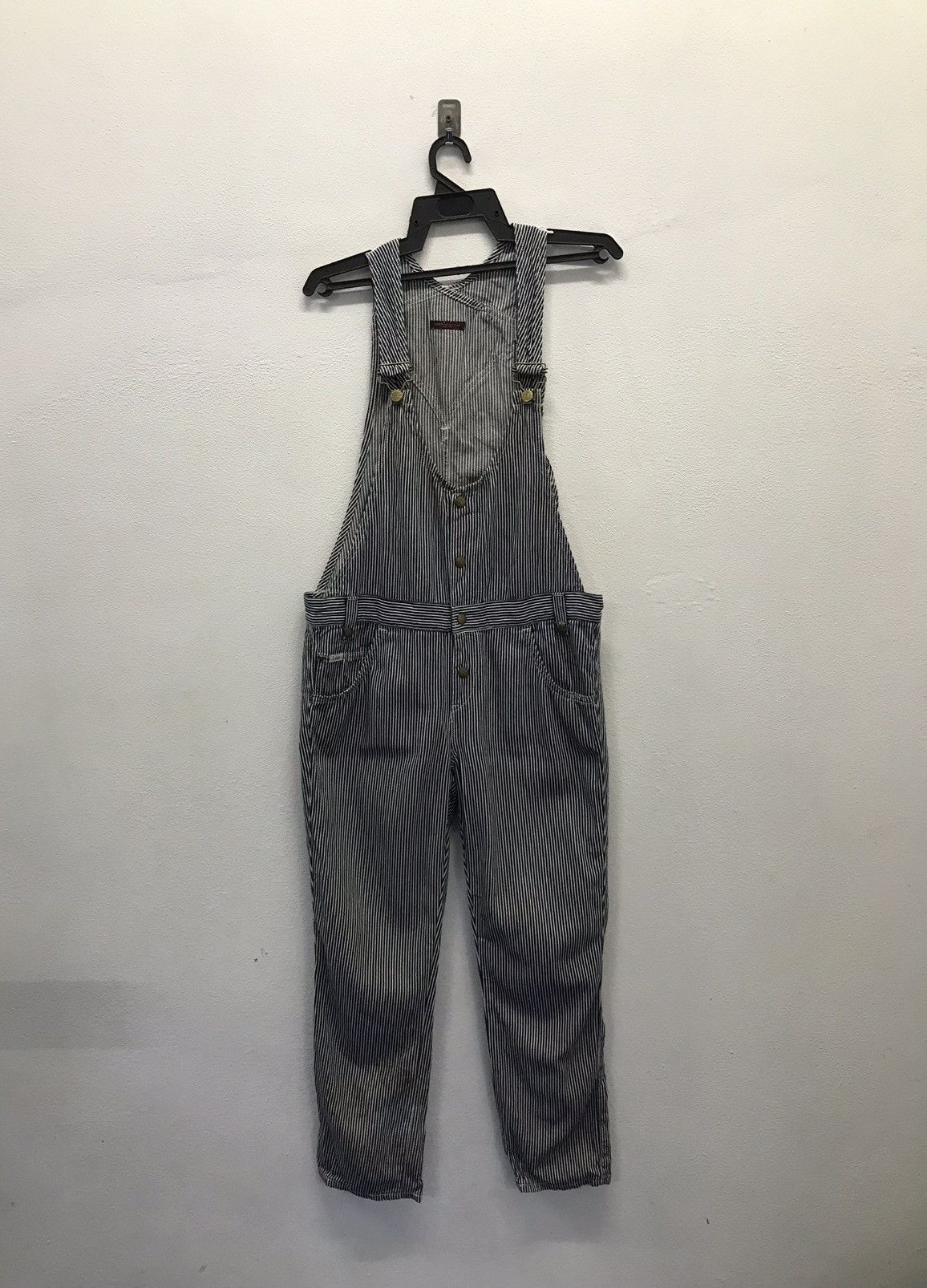 Japanese Brand × Vintage Vintage Earth Music&Ecology Violet Label Overalls Size US 36 / EU 52 - 1 Thumbnail