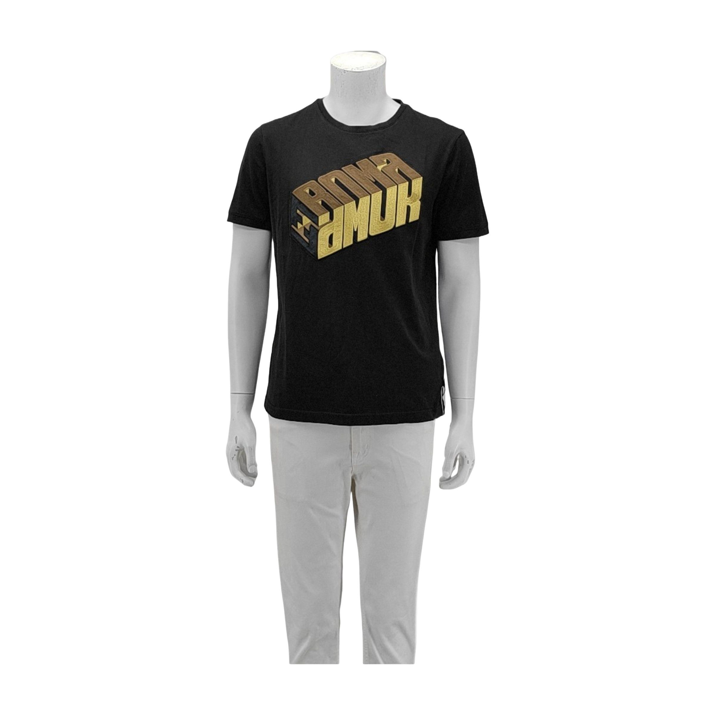 Fendi Fendi Roma Graphic Embroidered T-Shirt L Size US L / EU 52-54 / 3 - 1 Thumbnail