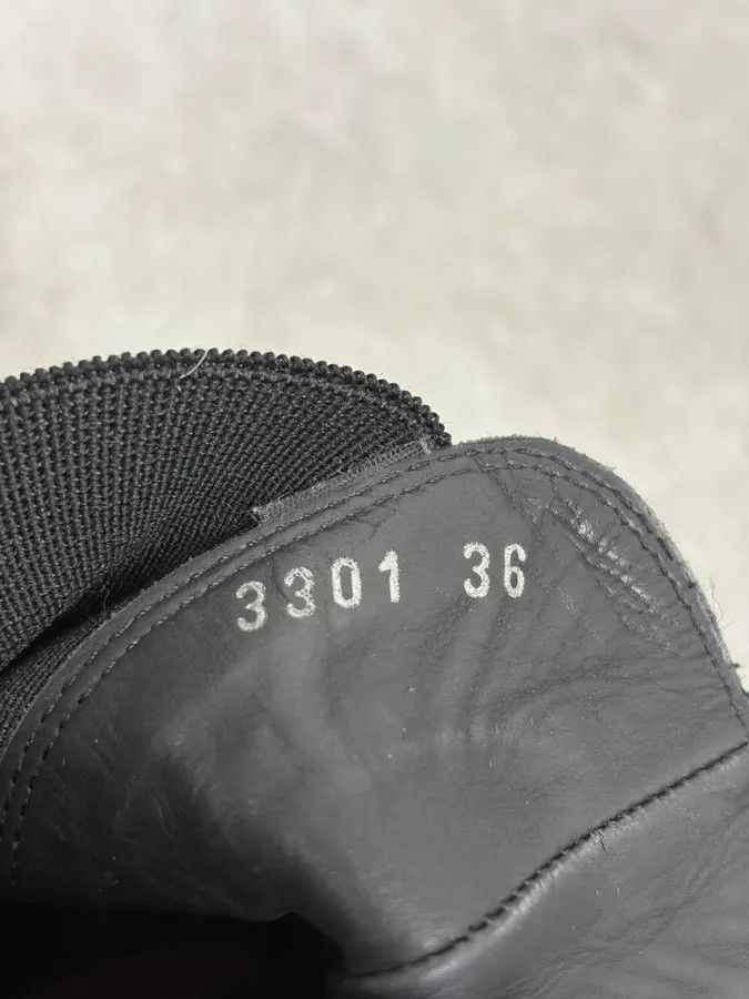 Prada AW1999 Prada Black Leather Vibram Ankle Boots Size US 5.5 / IT 35.5 - 9 Thumbnail
