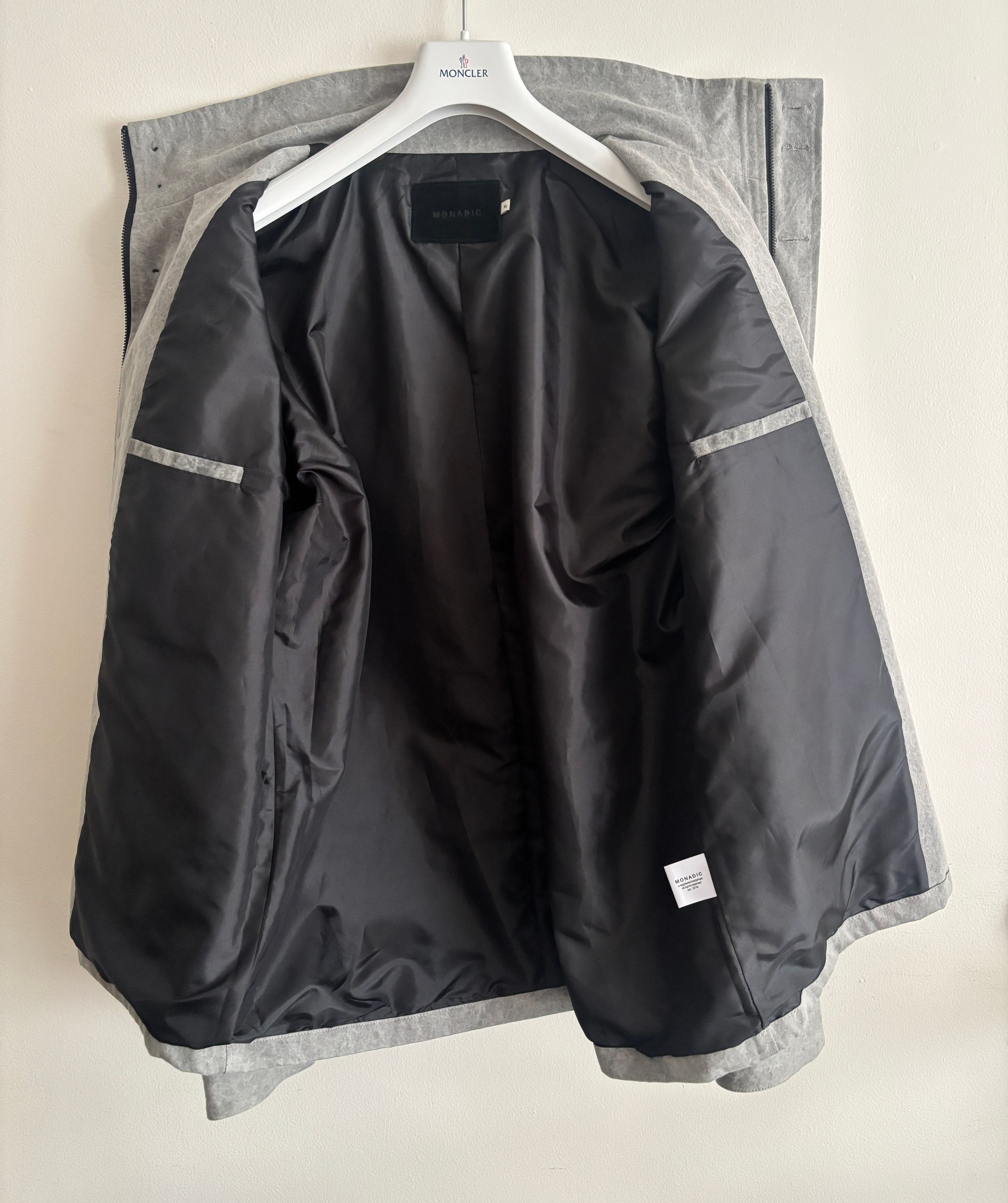 Other $445 Grey Cotton Stonewashed Zippered Field Jacket - XL Size US XL / EU 56 / 4 - 11 Thumbnail