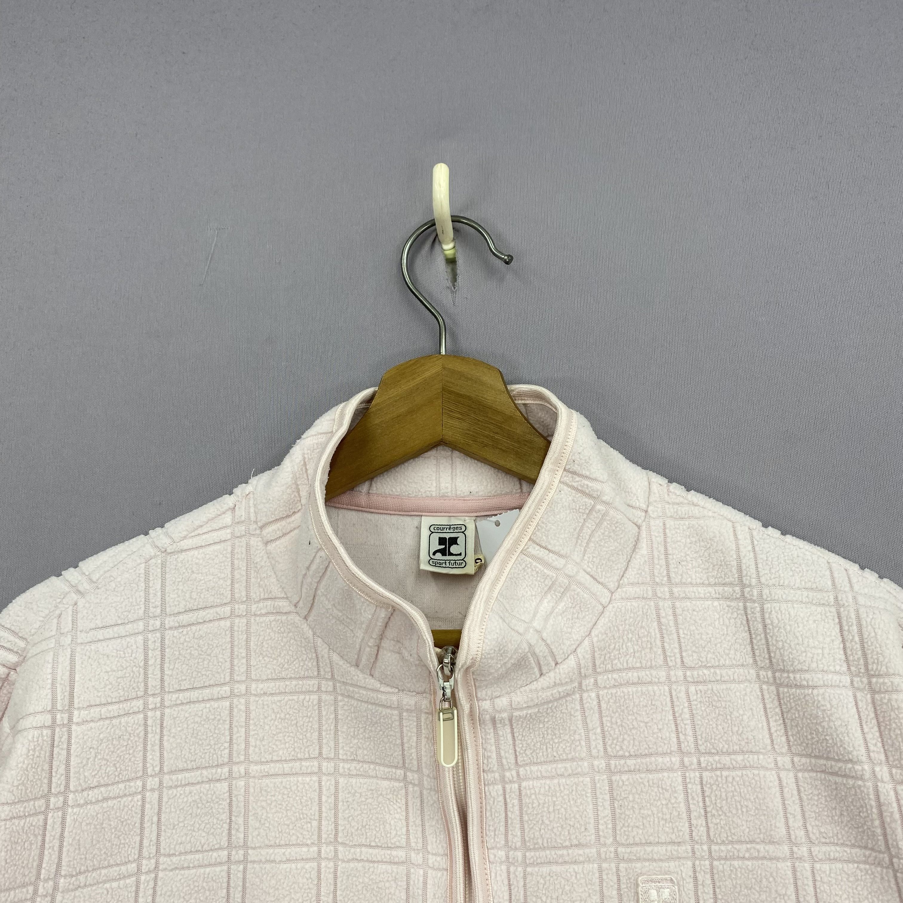 Courreges Vintage Courreges Sweater Zipper Sweatshirt Jumper Size US M / EU 48-50 / 2 - 4 Thumbnail