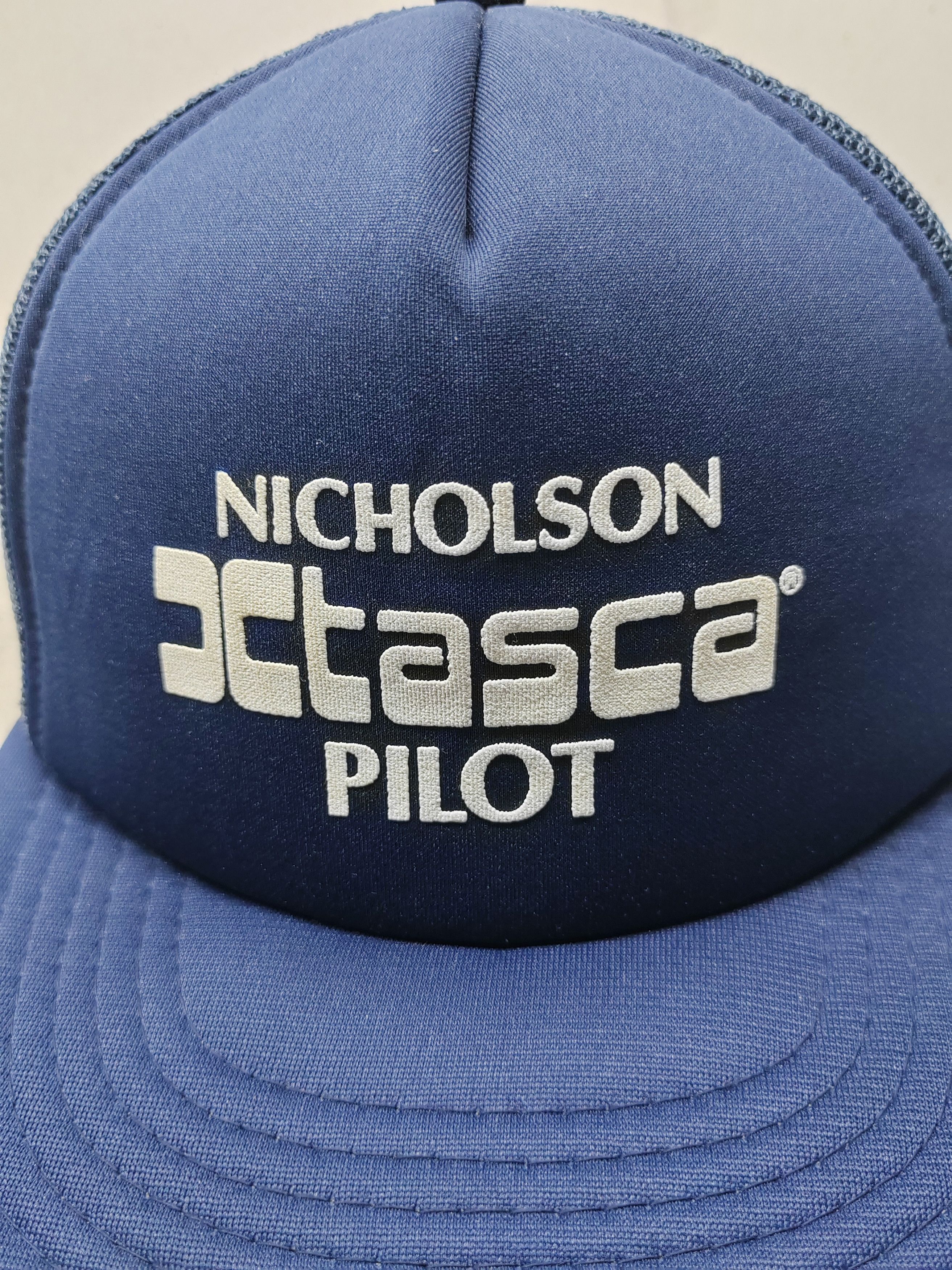 Vintage Vintage Nicholson Xtasca Pilot Trucker Hat Size ONE SIZE - 3 Thumbnail