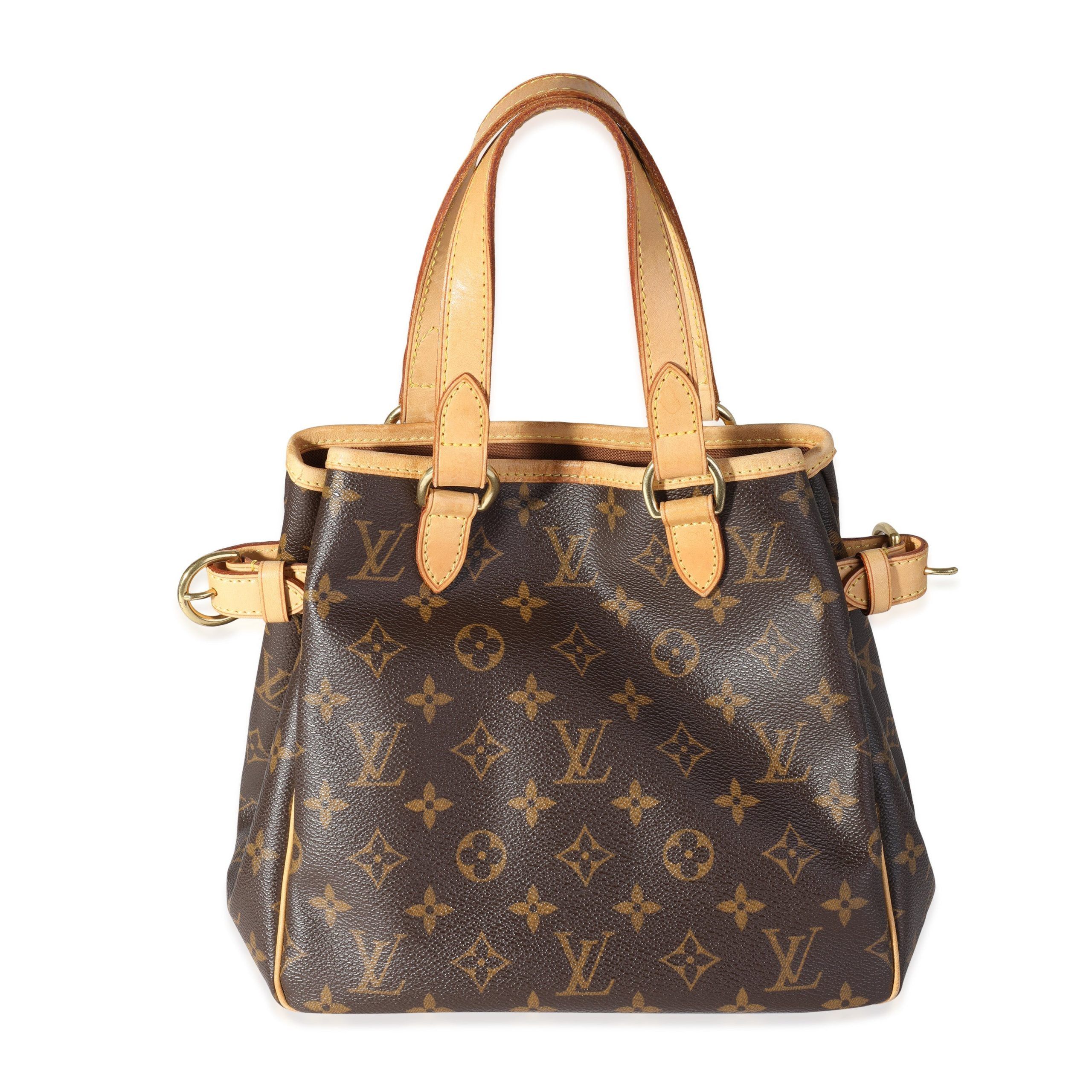 image of Louis Vuitton Monogram Canvas Batignolles in Brown, Women's