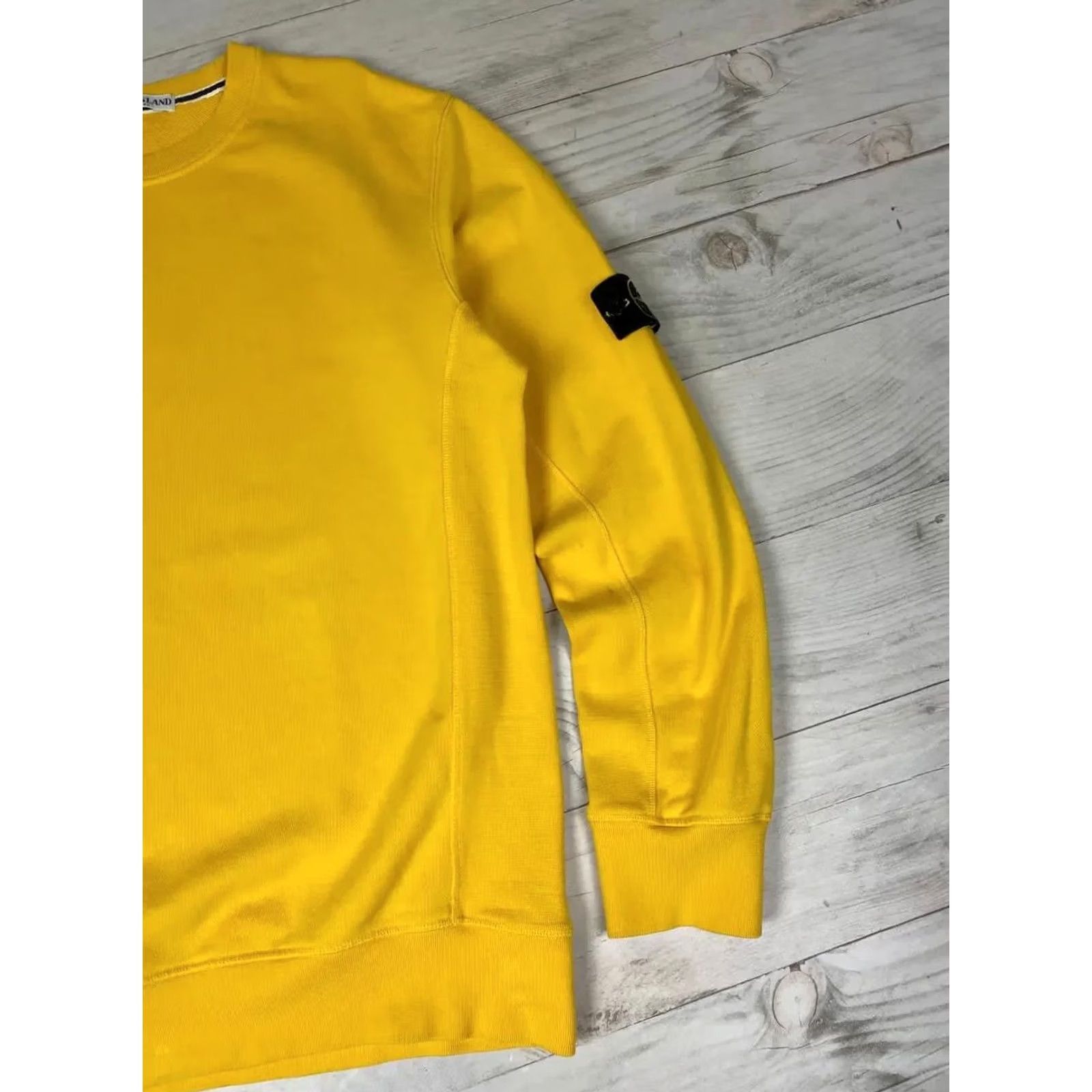 Stone Island VINTAGE Stone Island Sweatshirt Men 2XL Yellow Shirt Mens Size 2XL Cotton Logo Size US XXL / EU 58 / 5 - 5 Thumbnail