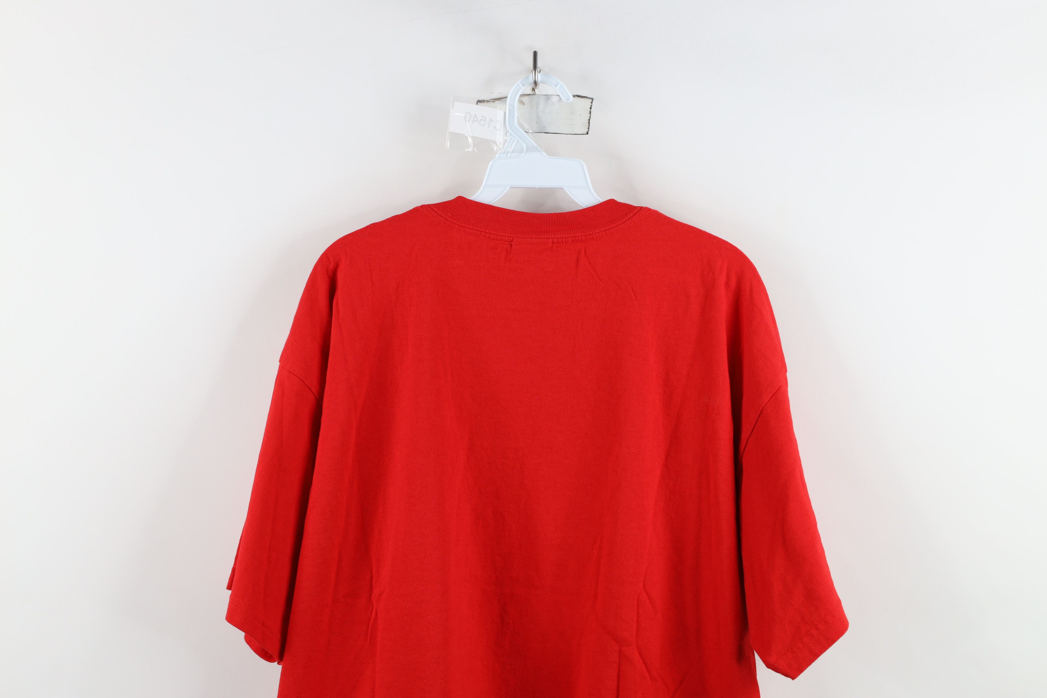 Vintage Vintage Y2K Ohio State University Football T-Shirt Red Size US XL / EU 56 / 4 - 11 Thumbnail