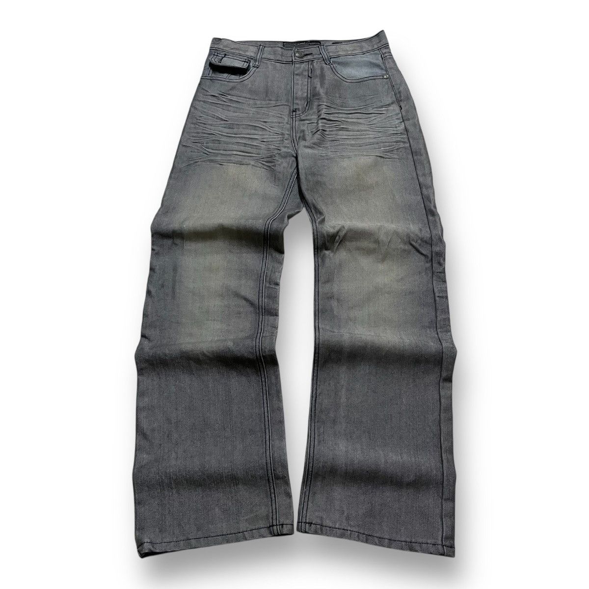 Japanese Brand ORIGINAL VINTAGE oo's BAGGY CHAMPS PREMIUM 18 (30×40) Size US 30 / EU 46 - 4 Thumbnail