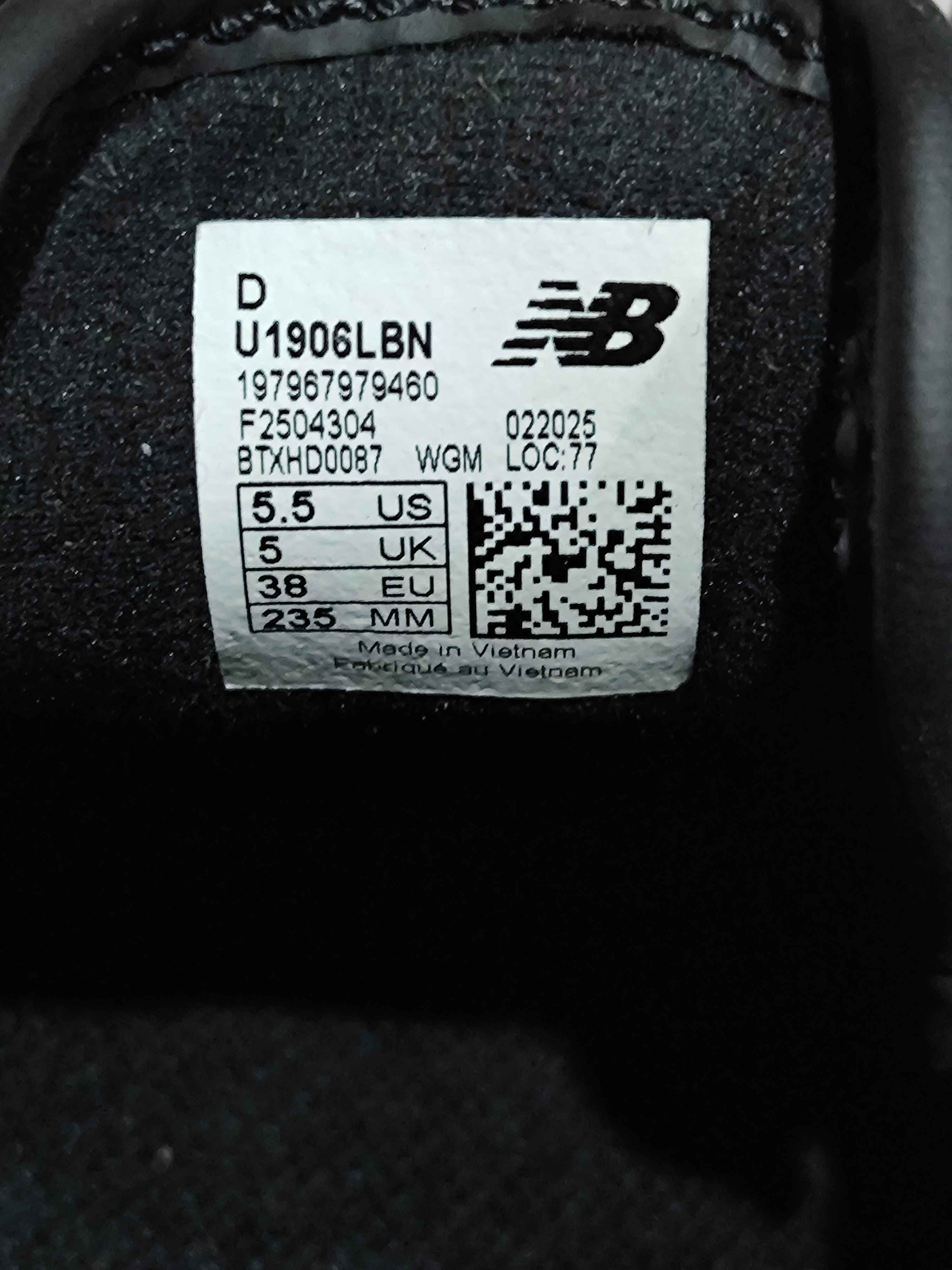 New Balance New Balance Loafer U1906LBN Black Size US 7 / IT 37 - 7 Thumbnail