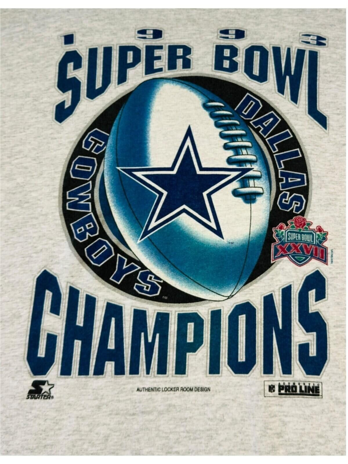 Starter Starter Dallas Cowboys T-Shirt Men's UK Size XL Grey Size US XL / EU 56 / 4 - 9 Thumbnail