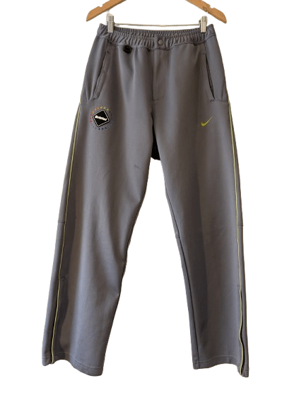 F.C.R.B × Nike F.C.R.B NIKE NEON PIPPING GRAY TRACK PANTS SIZE MEDIUM Size US 30 / EU 46 - 1 Thumbnail