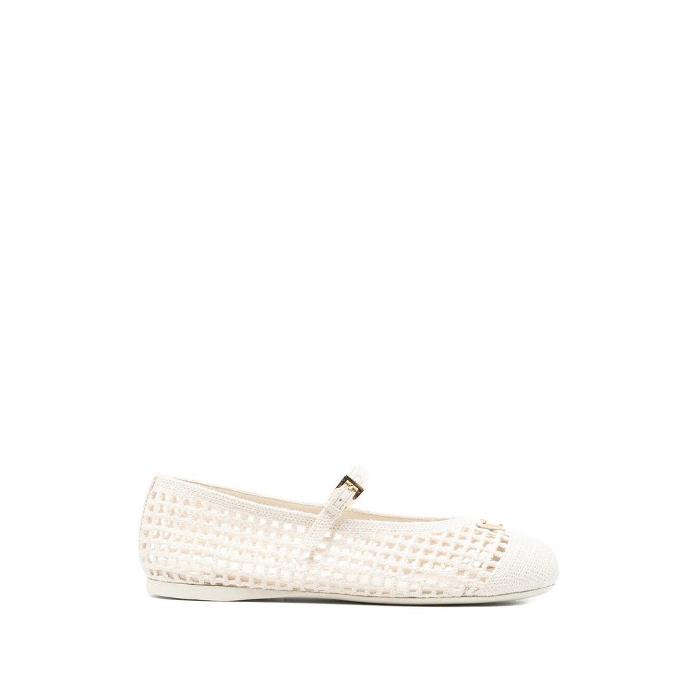 Prada Prada NEUTRALS Ballet Flats Size US 9 / IT 39 - 1 Thumbnail
