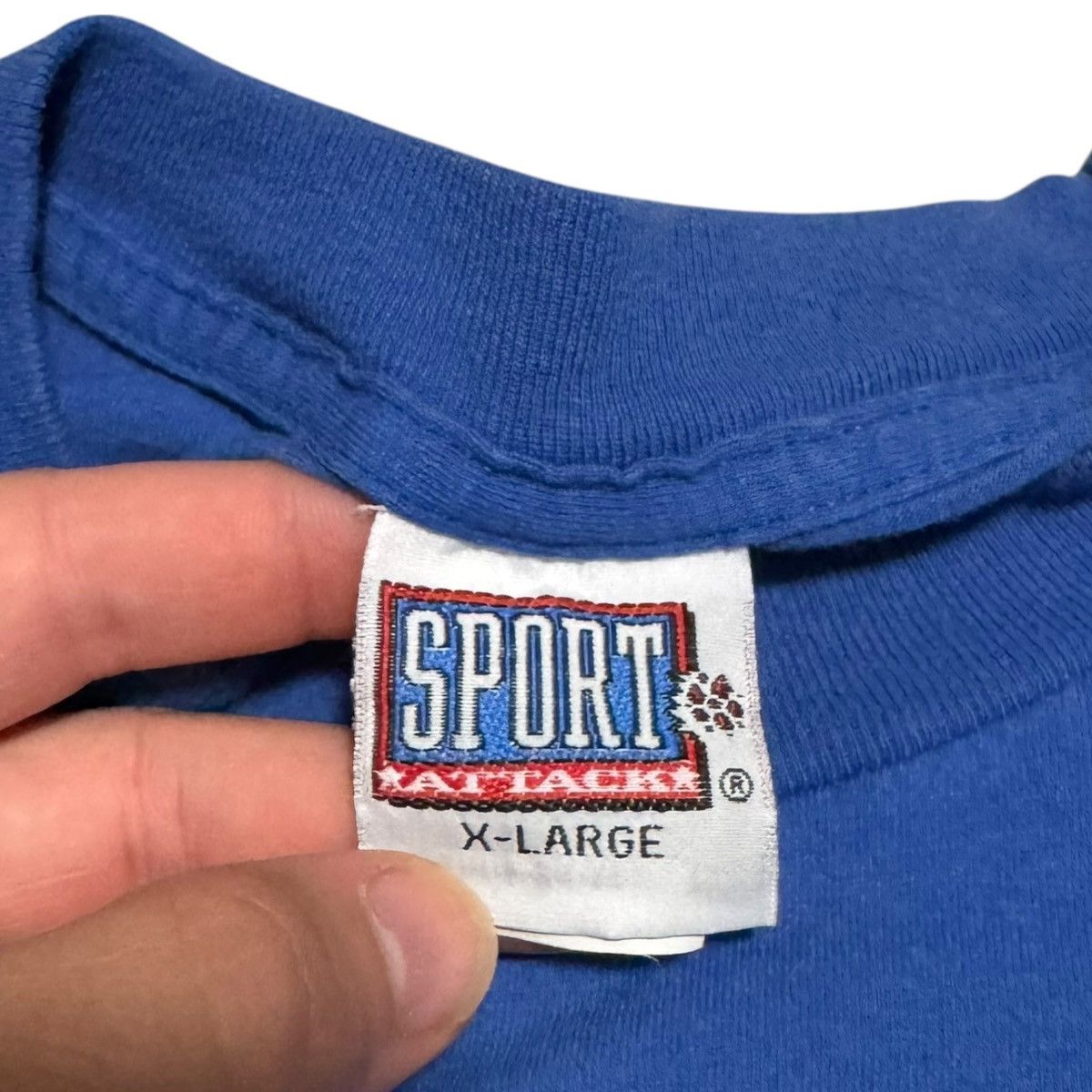 Vintage 1999 Sport Attack St. Louis Rams Kurt Warner Shirt Men's XL Size US XL / EU 56 / 4 - 5 Thumbnail