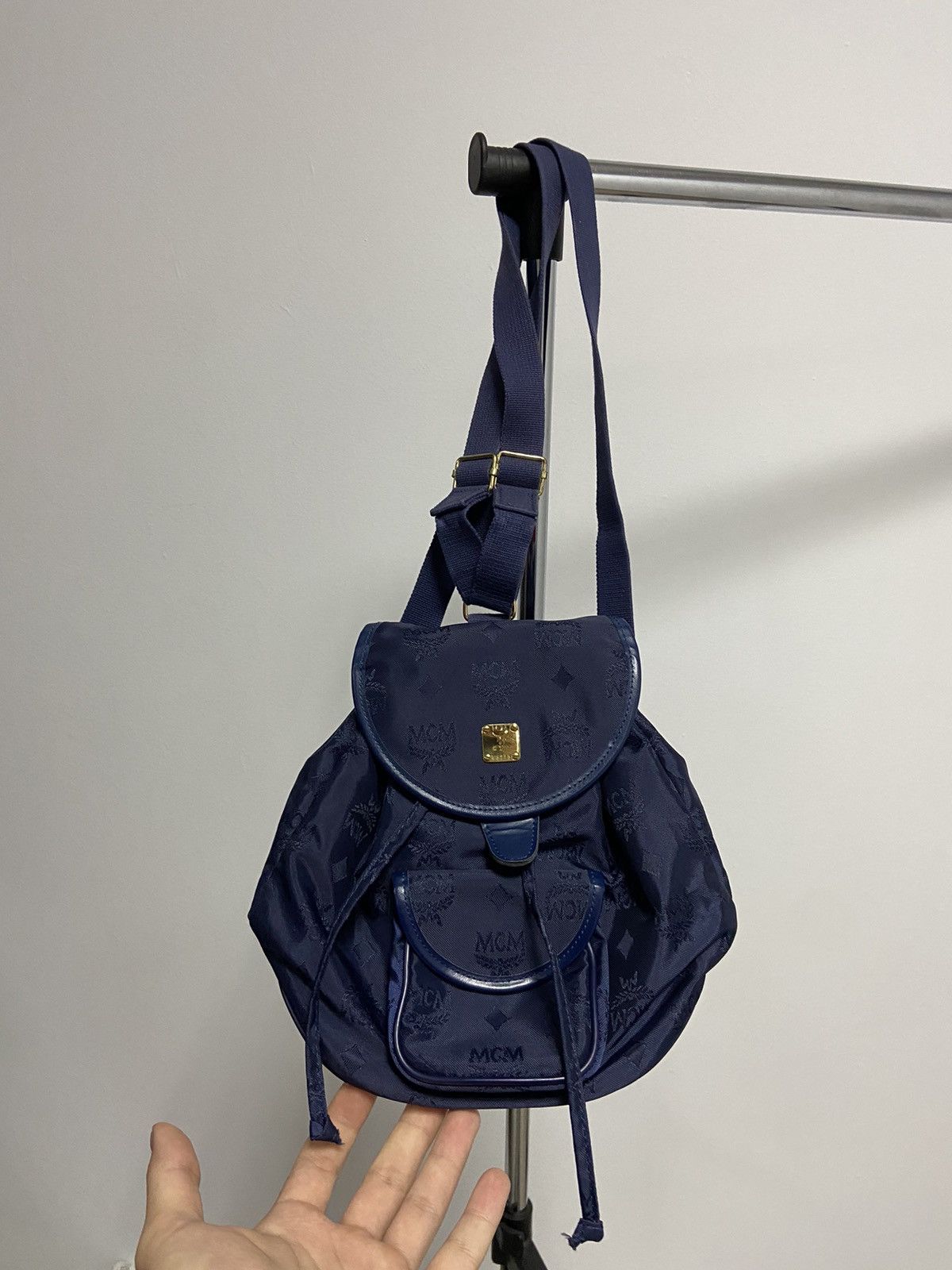 MCM × Vintage MCM mini Backpack monogram Vintage small Logo Luxury Y2K Size ONE SIZE - 1 Thumbnail