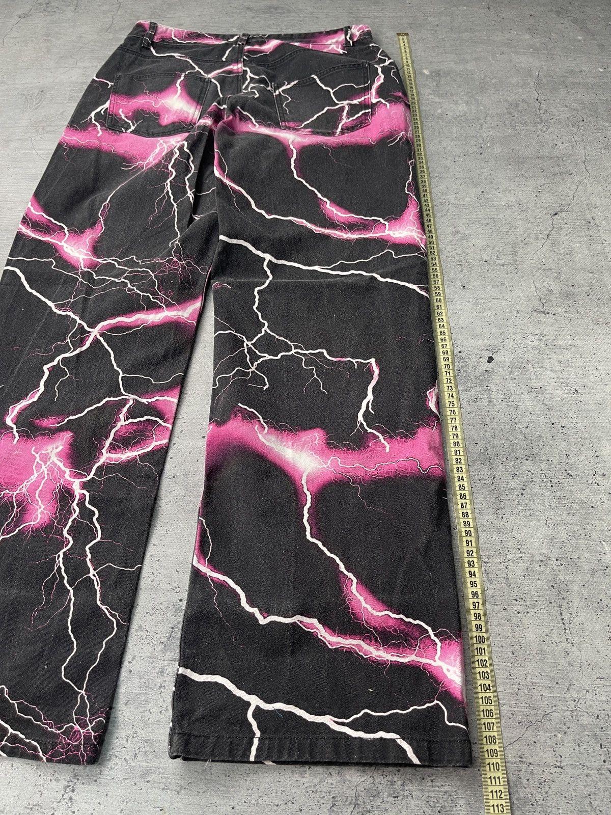 Hypebeast Jaded London Jeans Red Lightning Skate Baggy Y2K Hype Al Size US 32 / EU 48 - 10 Thumbnail