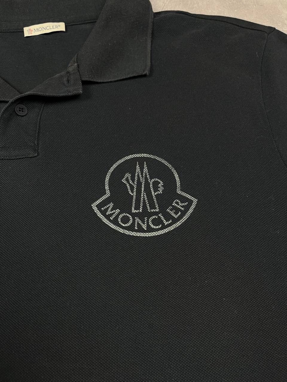 Moncler Moncler Men's Polo Shirt Black XXL Maglia Polo Manica Corta Size US XXL / EU 58 / 5 - 3 Thumbnail