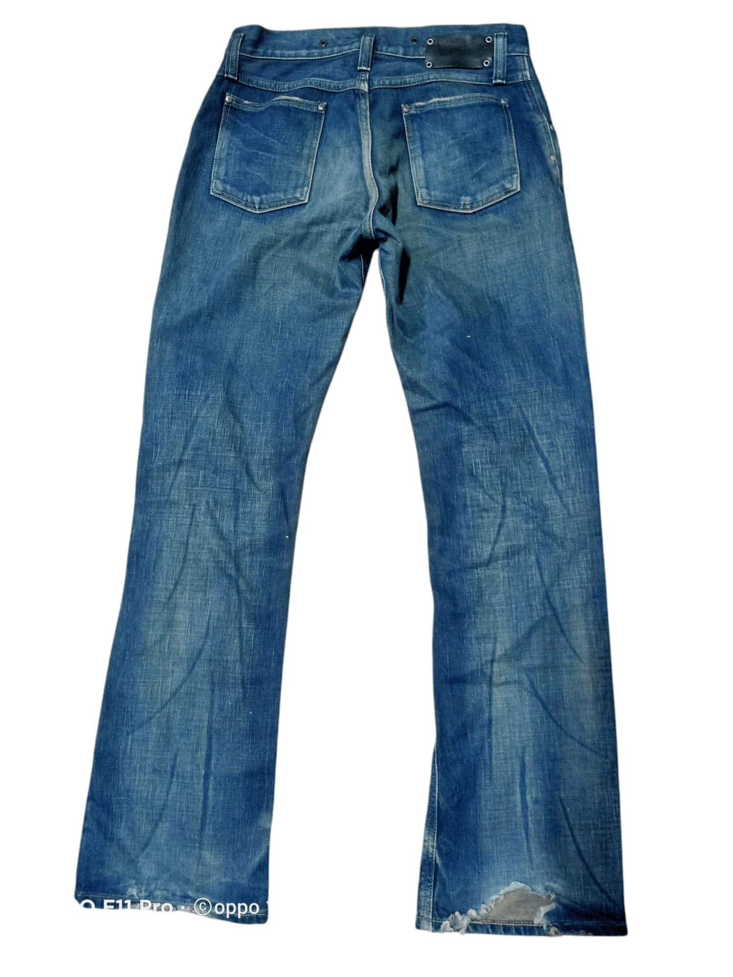 If Six Was Nine × Le Grande Bleu (L.G.B.) × Wrangler Wrangler Vtg Euro Fit Flare Denim Non Selvedge Size US 30 / EU 46 - 1 Thumbnail