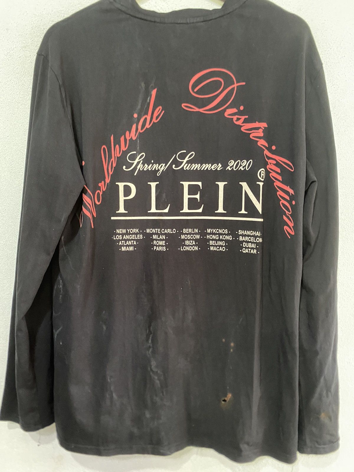 Philipp Plein Philip Plein Long Sleeve shirt Big Logo Size US M / EU 48-50 / 2 - 10 Thumbnail
