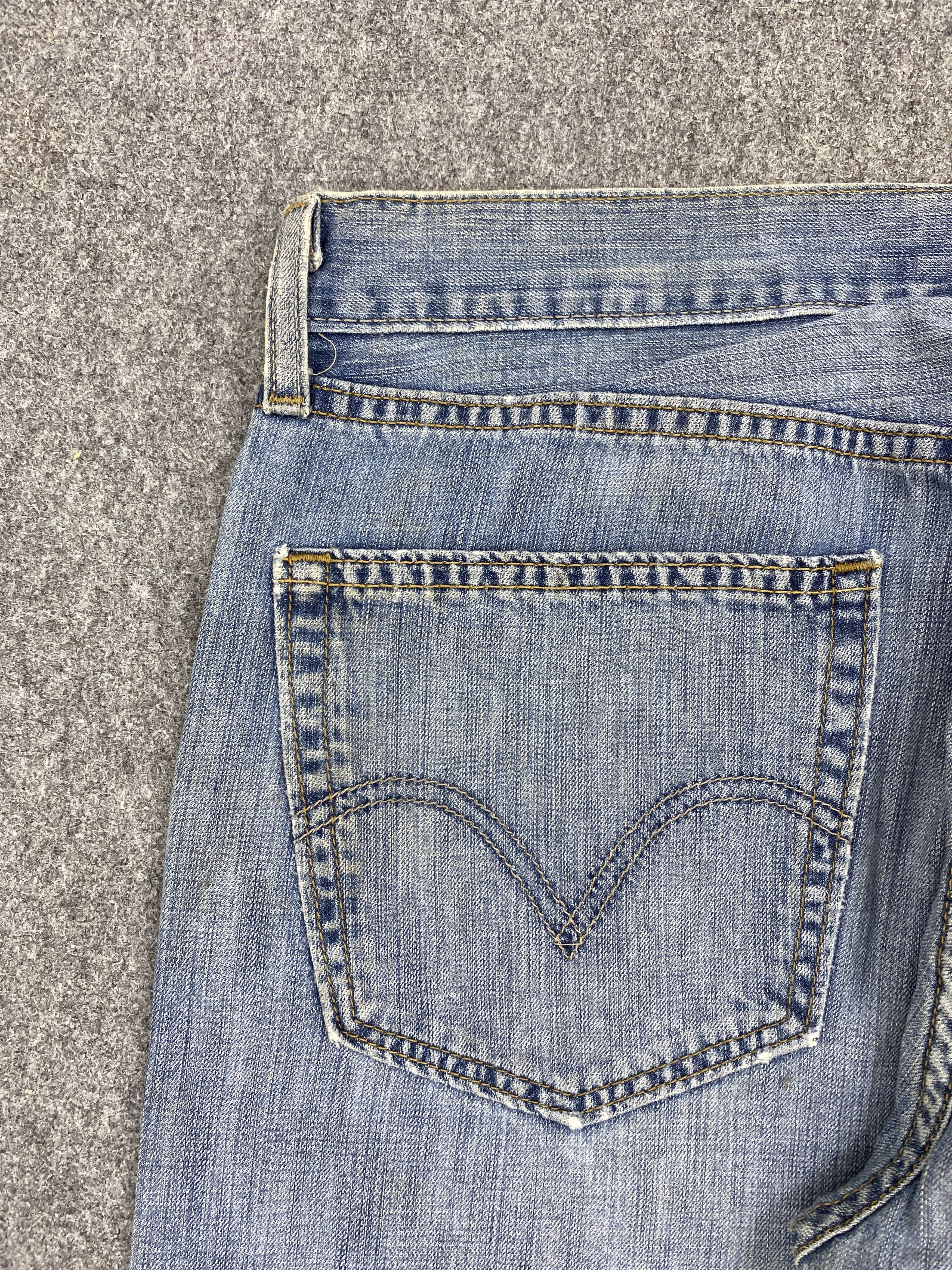 Levi's Vintage Levis 505 Faded Blue Jeans 33x29 S0040 Size US 33 - 11 Thumbnail