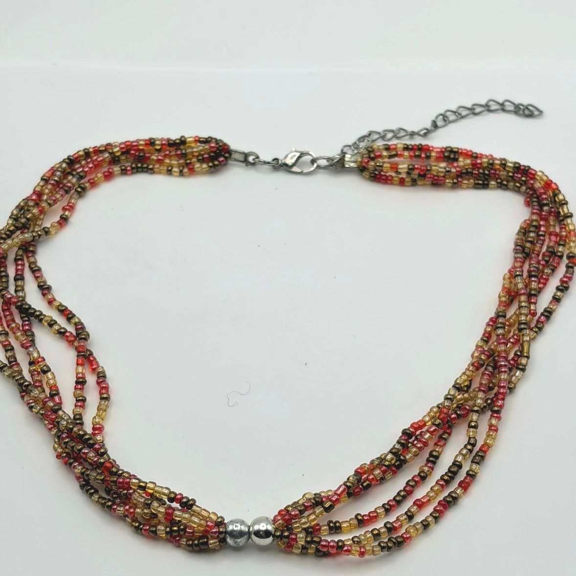 Other Pink & Gold Beaded Necklace Size ONE SIZE - 3 Thumbnail