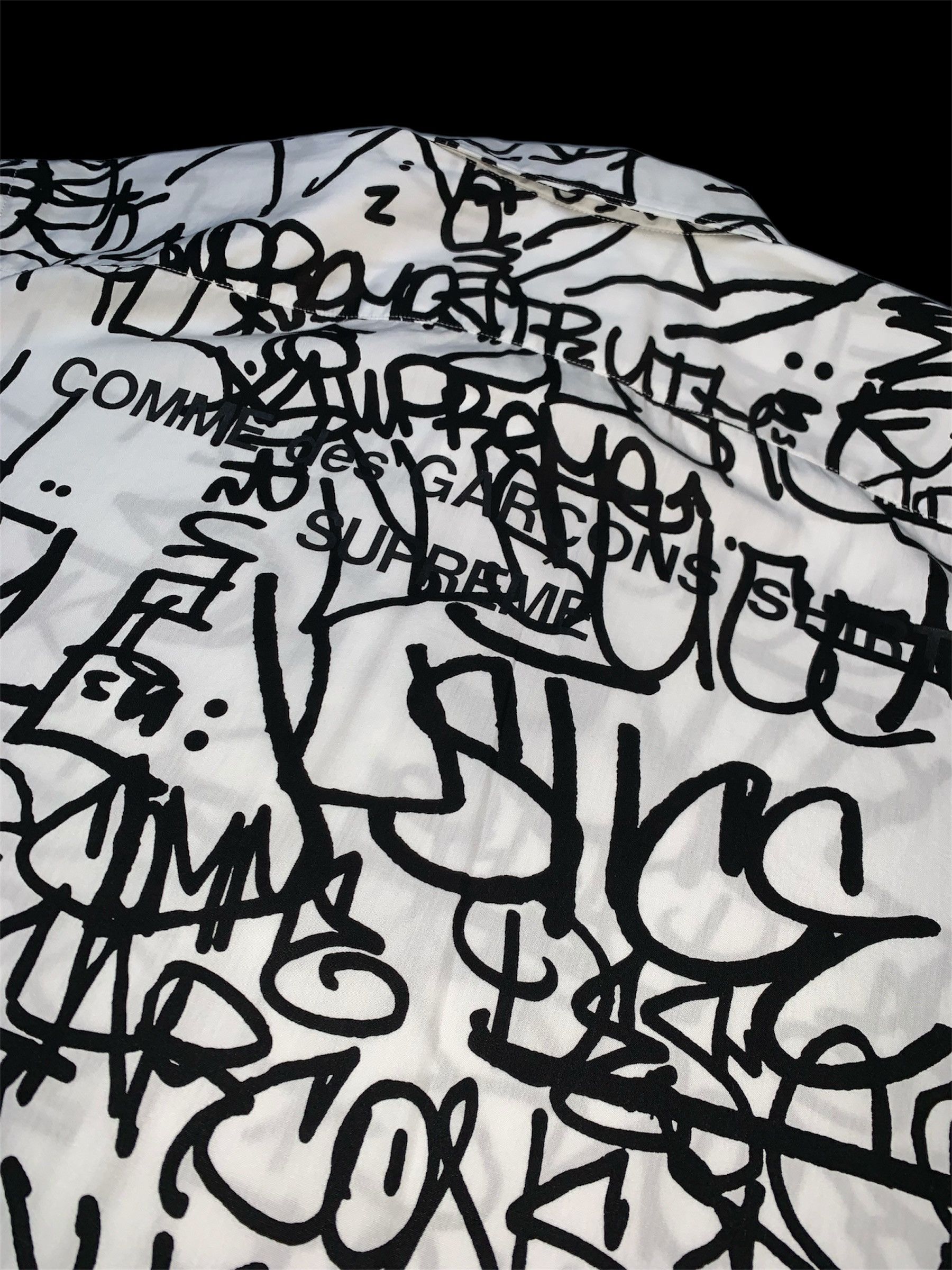 Supreme Supreme CDG FW18 Zip Up Shirt Size US L / EU 52-54 / 3 - 2 Thumbnail