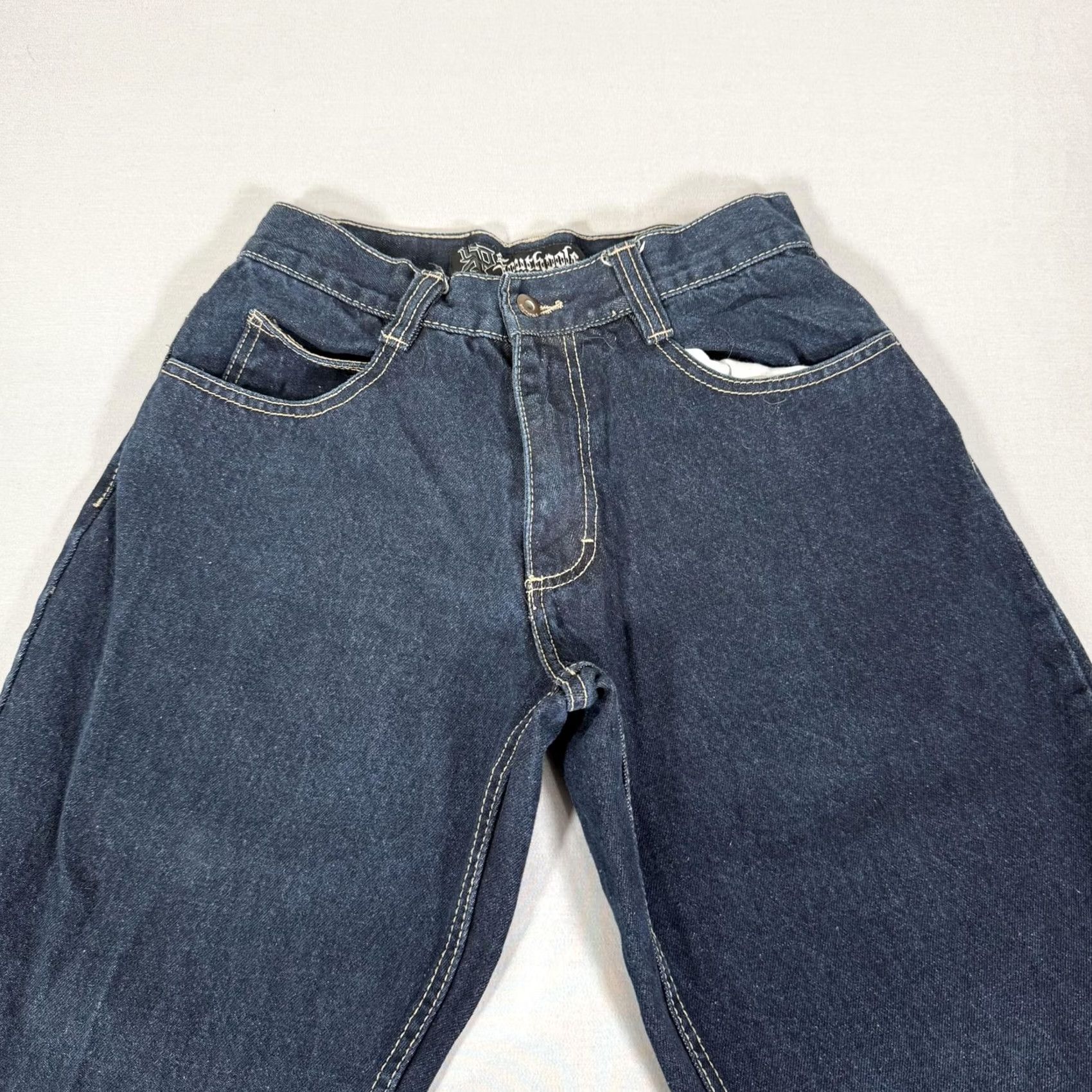 Southpole VINTAGE Southpole Jeans Mens 28x30 Blue Baggy Relaxed Straight Denim Pants Y2K Size US 28 / EU 44 - 2 Thumbnail