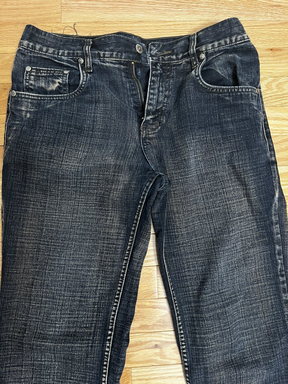 Japanese Brand × Vintage Japanese Brand Sunwash Stitch Jeans Size US 32 / EU 48 - 3 Thumbnail