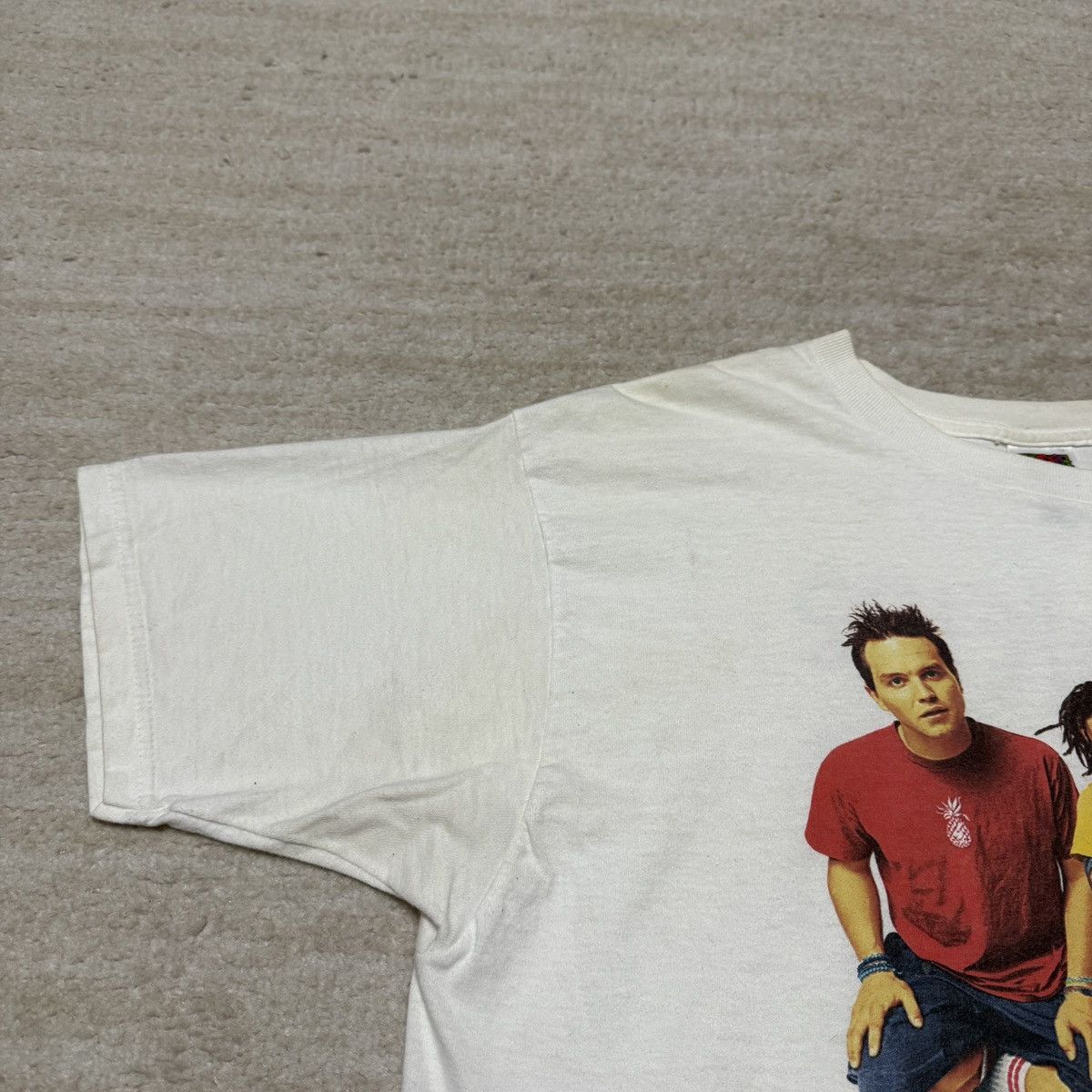 Fruit Of The Loom Vintage Y2K Blink 182 Mark Tom and Travis Show Tour T-shirt Size US XL / EU 56 / 4 - 4 Thumbnail