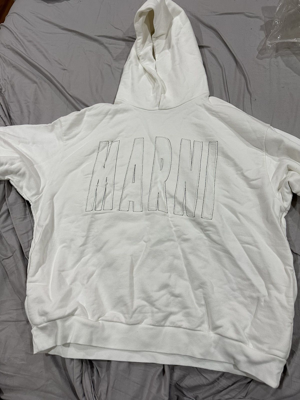 image of Marni Hoodie XL in White, Men's