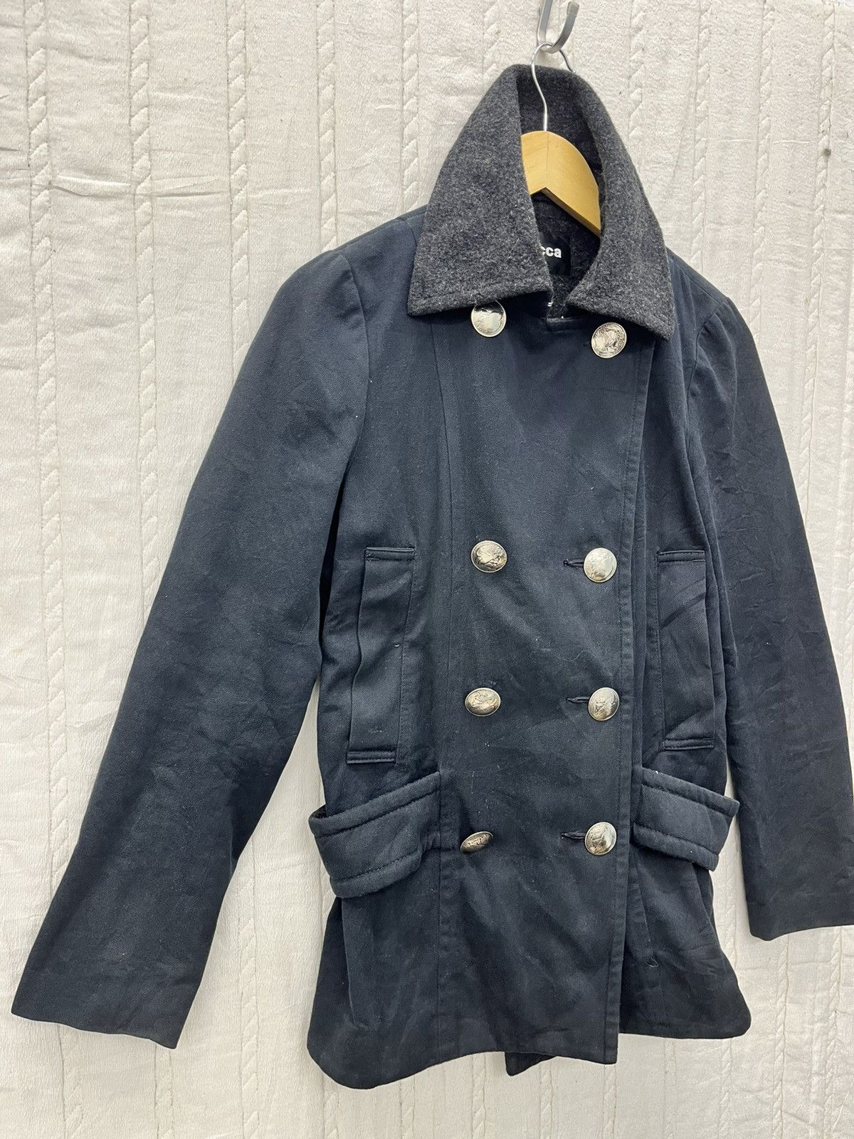 Zucca STEALS🌟🌟🌟ZUCCA DOUBLE BREASTED PEACOAT Size S / US 4 / IT 40 - 2 Thumbnail