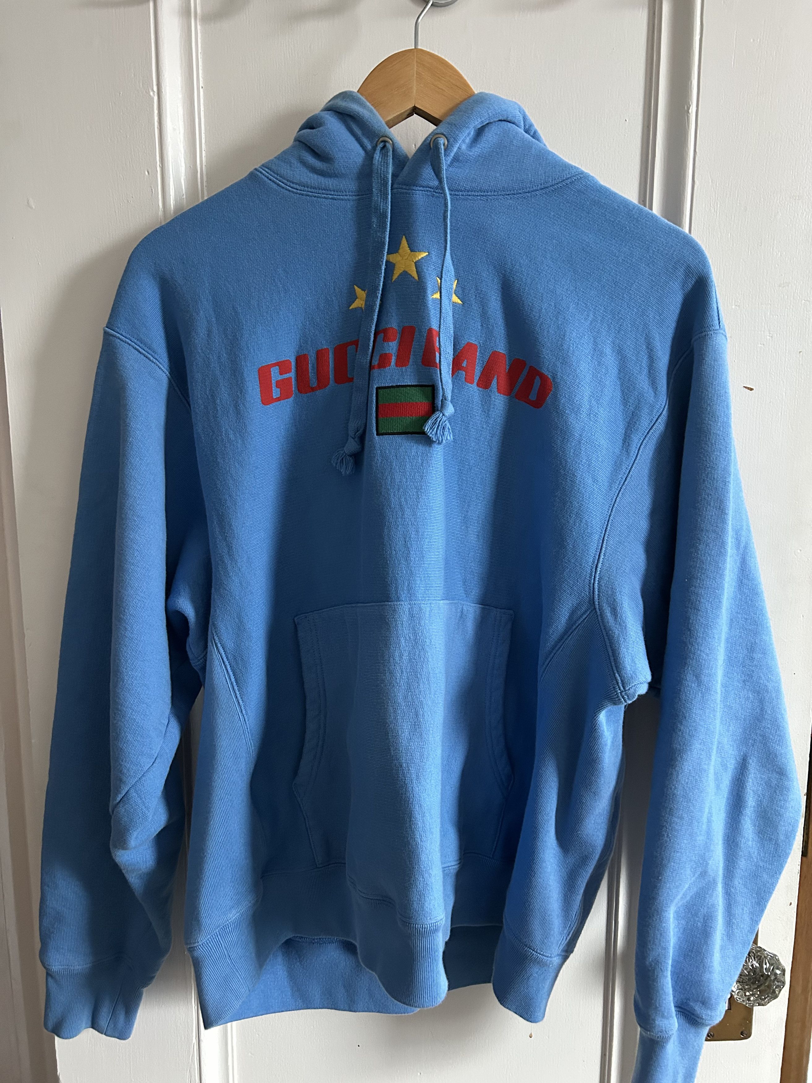 Gucci Gucci Band Print Drawstring Hoodie Size US M / EU 48-50 / 2 - 2 Thumbnail