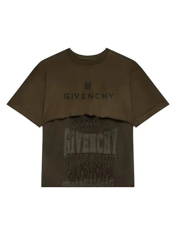 Givenchy o1loc1c0824 All In One T-Shirt in Green Size US S / EU 44-46 / 1 - 1 Thumbnail