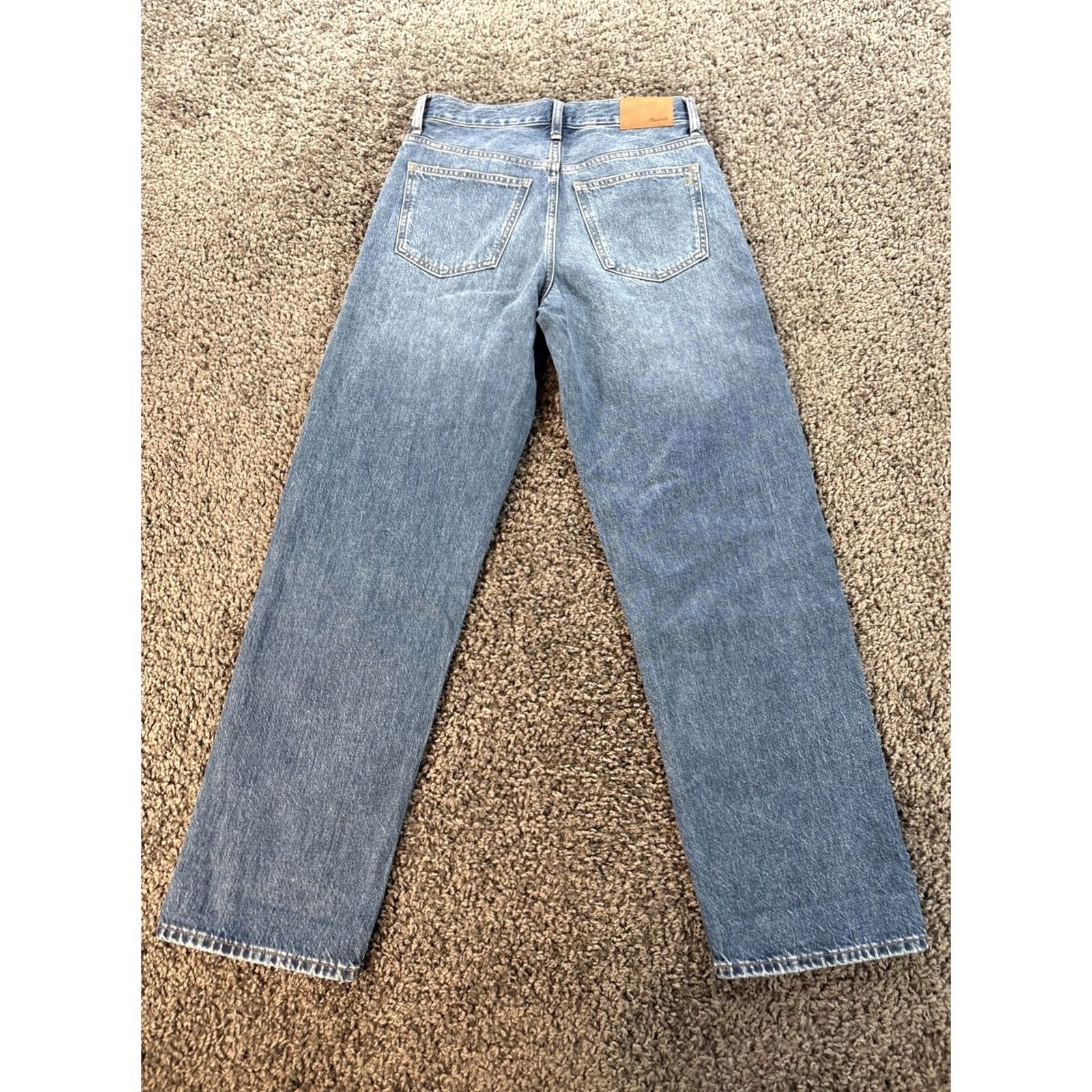 Madewell Madewell Jeans Womens 25x29 Light Blue Relaxed Straight 5-Pocket Denim Baggy Modern Classic 25 in Waist 29 in Inseam Womens Jeans Size 42" / US 20 - 7 Thumbnail